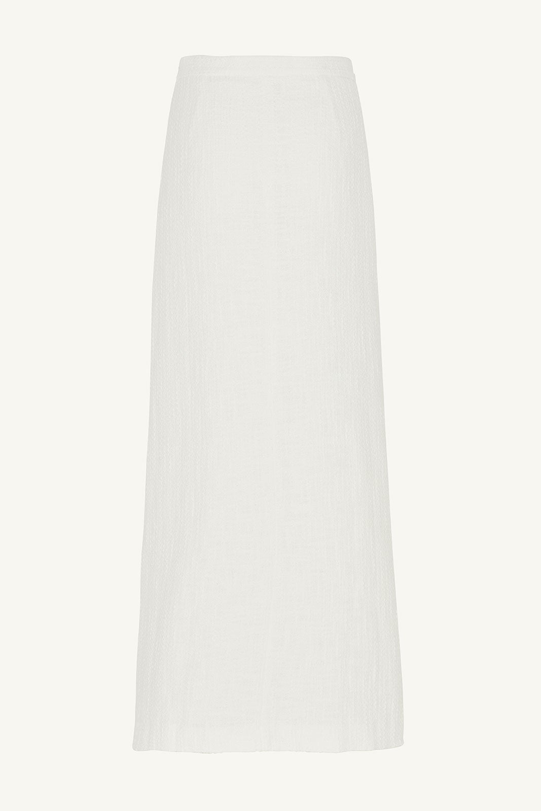 Sophia Tweed Button Front Maxi Skirt - Pearl Clothing epschoolboard 