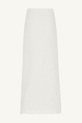 Sophia Tweed Button Front Maxi Skirt - Pearl Clothing epschoolboard 