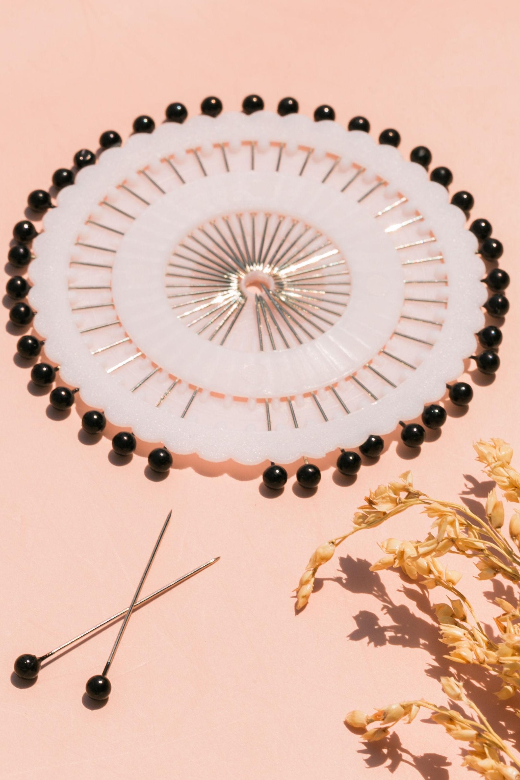 Straight Pins - Black Hijab Pins Veiled Collection