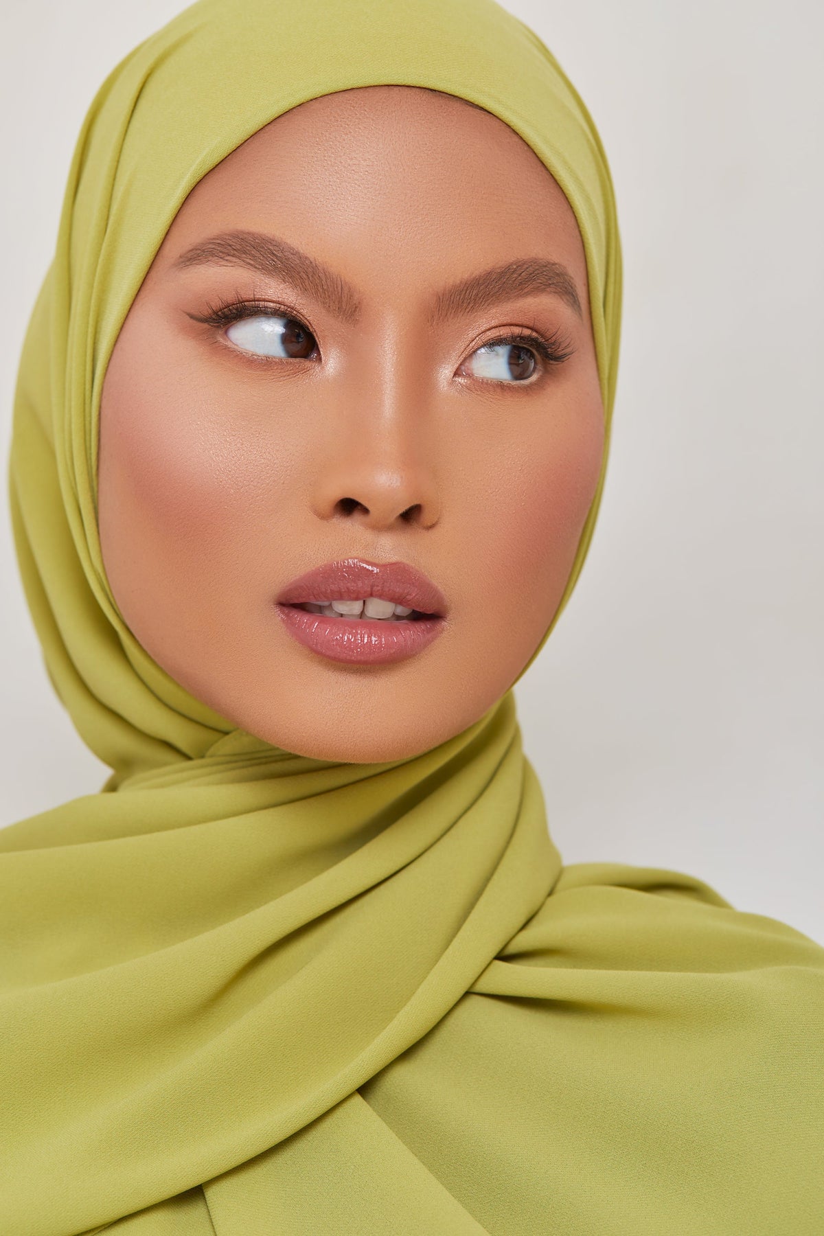 TEXTURE Classic Chiffon Hijab - Algae Green epschoolboard 