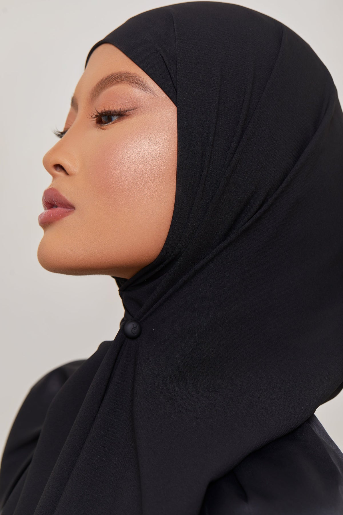 TEXTURE Classic Chiffon Hijab - Black epschoolboard 