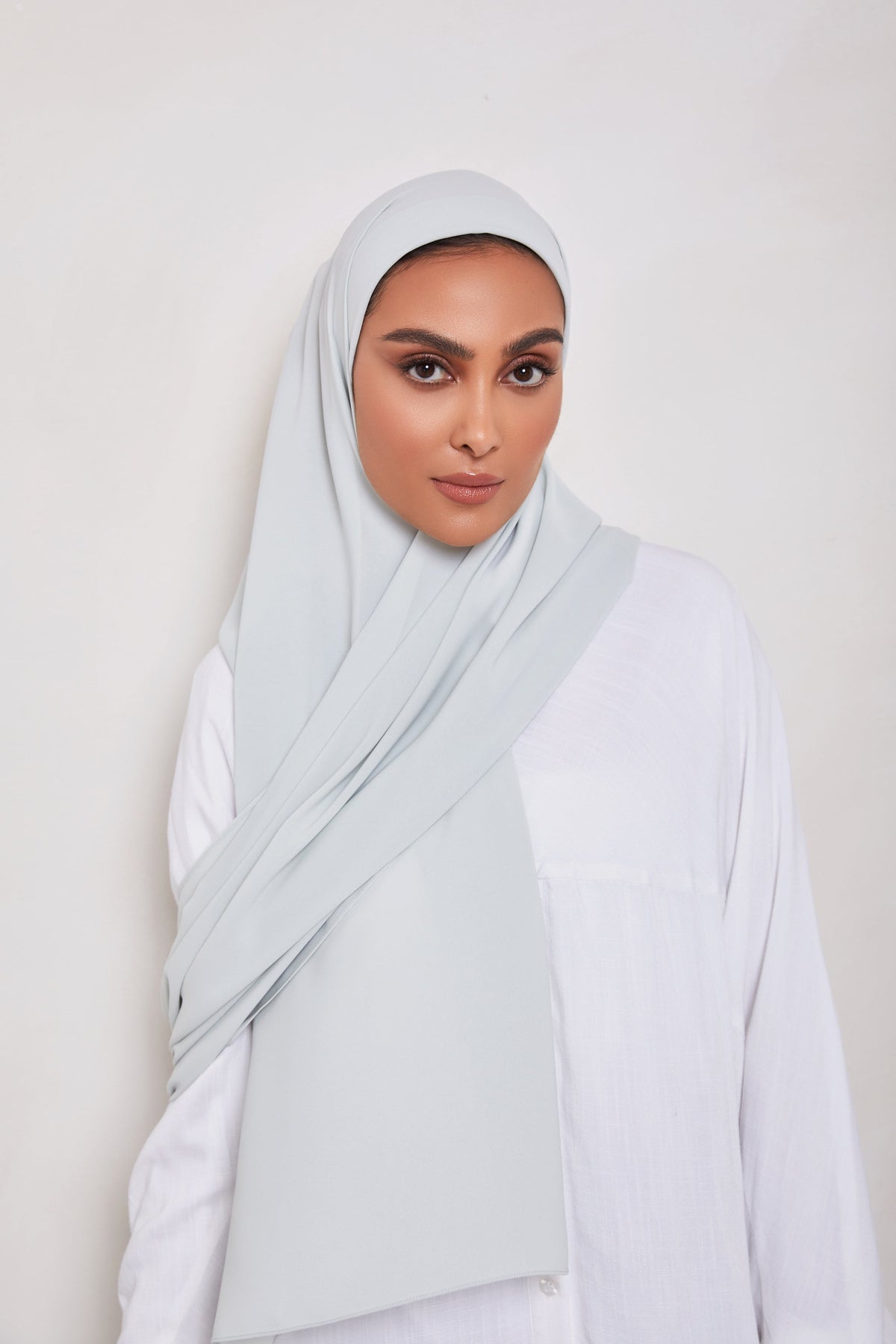 TEXTURE Classic Chiffon Hijab - Glacier epschoolboard 