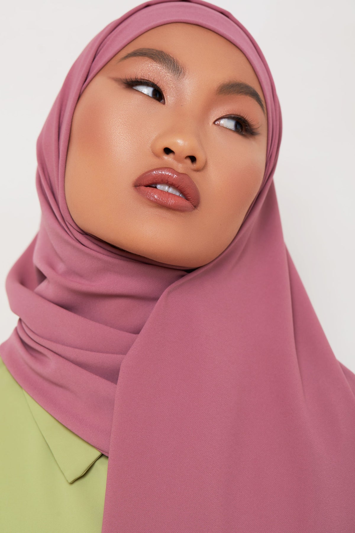 TEXTURE Classic Chiffon Hijab - Wisteria Mauve epschoolboard 