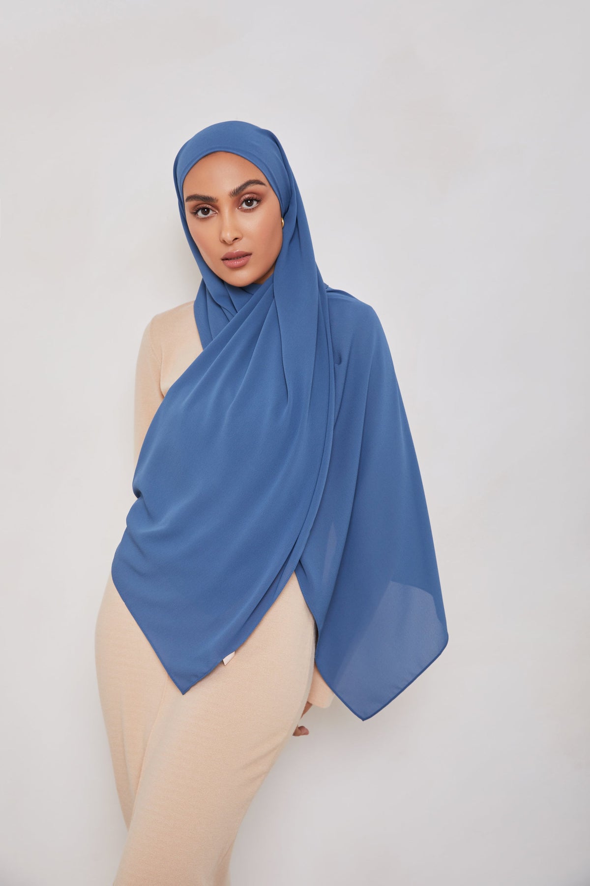 TEXTURE Everyday Chiffon Hijab - Favorite Denim epschoolboard 