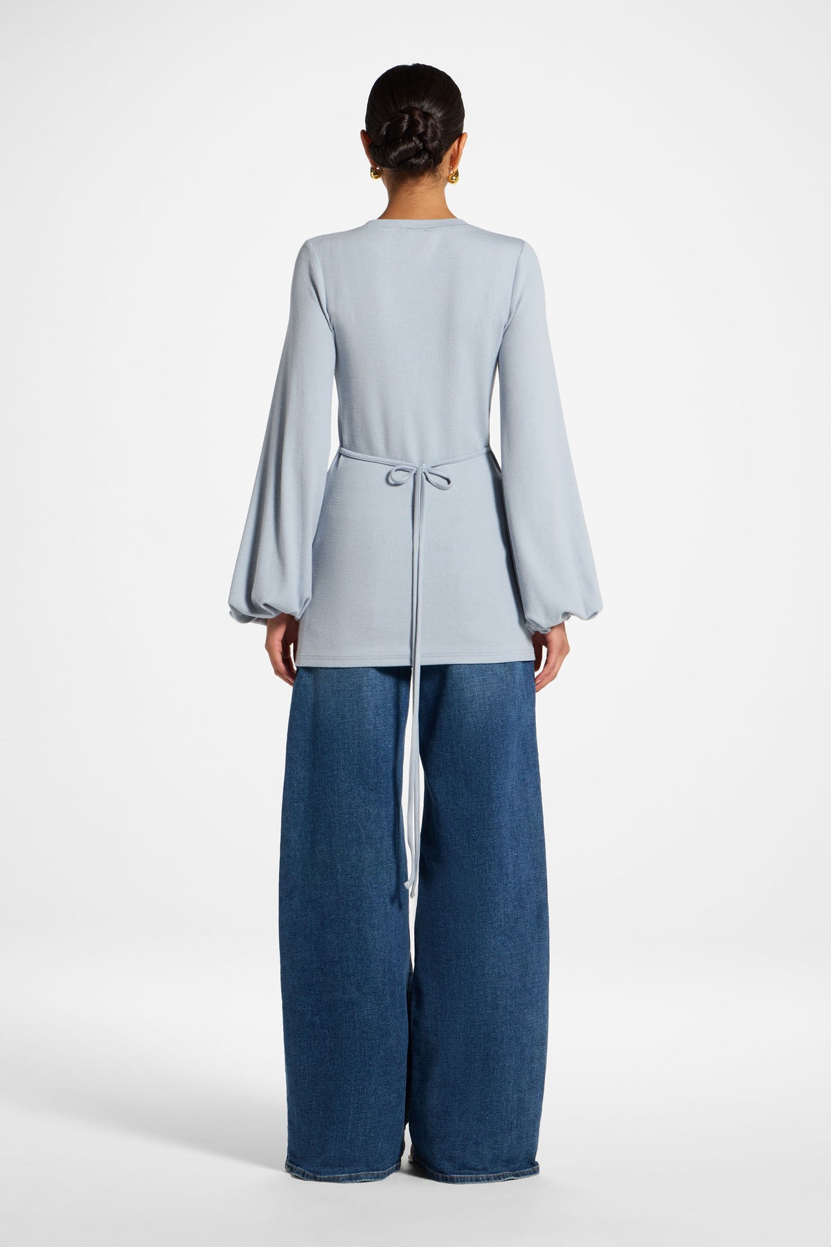 Essential Tie Back Top - Frost