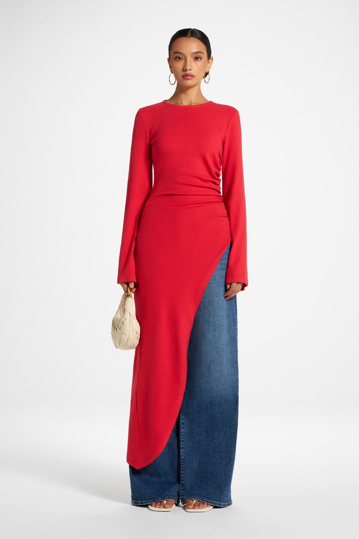 Midi Tunic Top - Strawberry