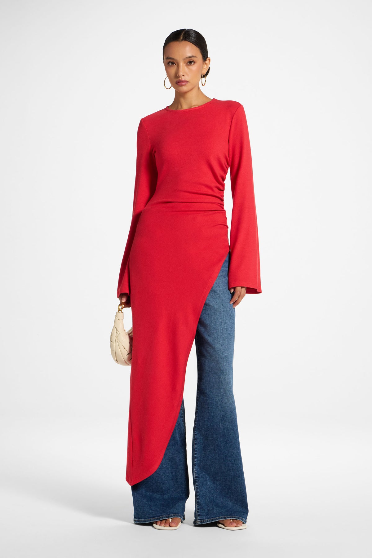 Midi Tunic Top - Strawberry