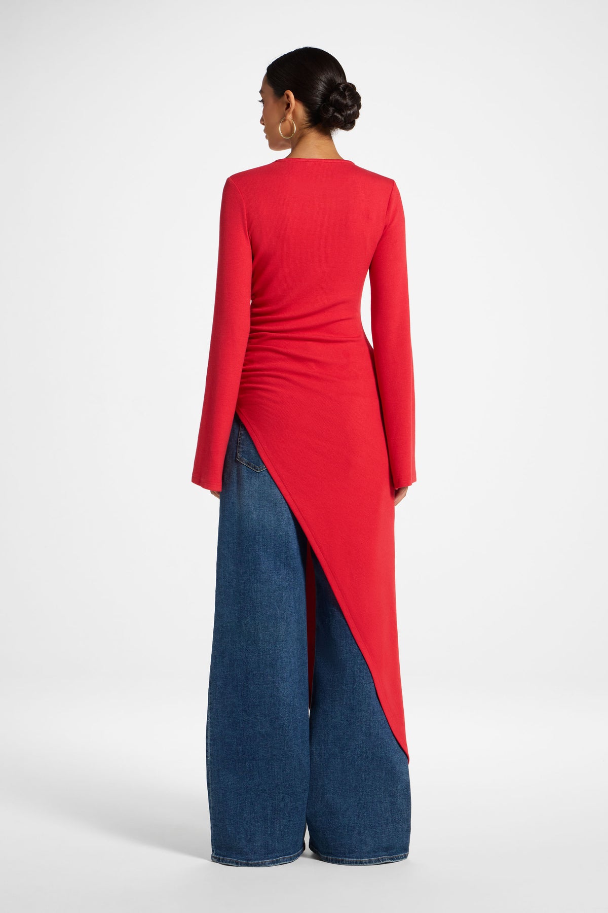 Midi Tunic Top - Strawberry