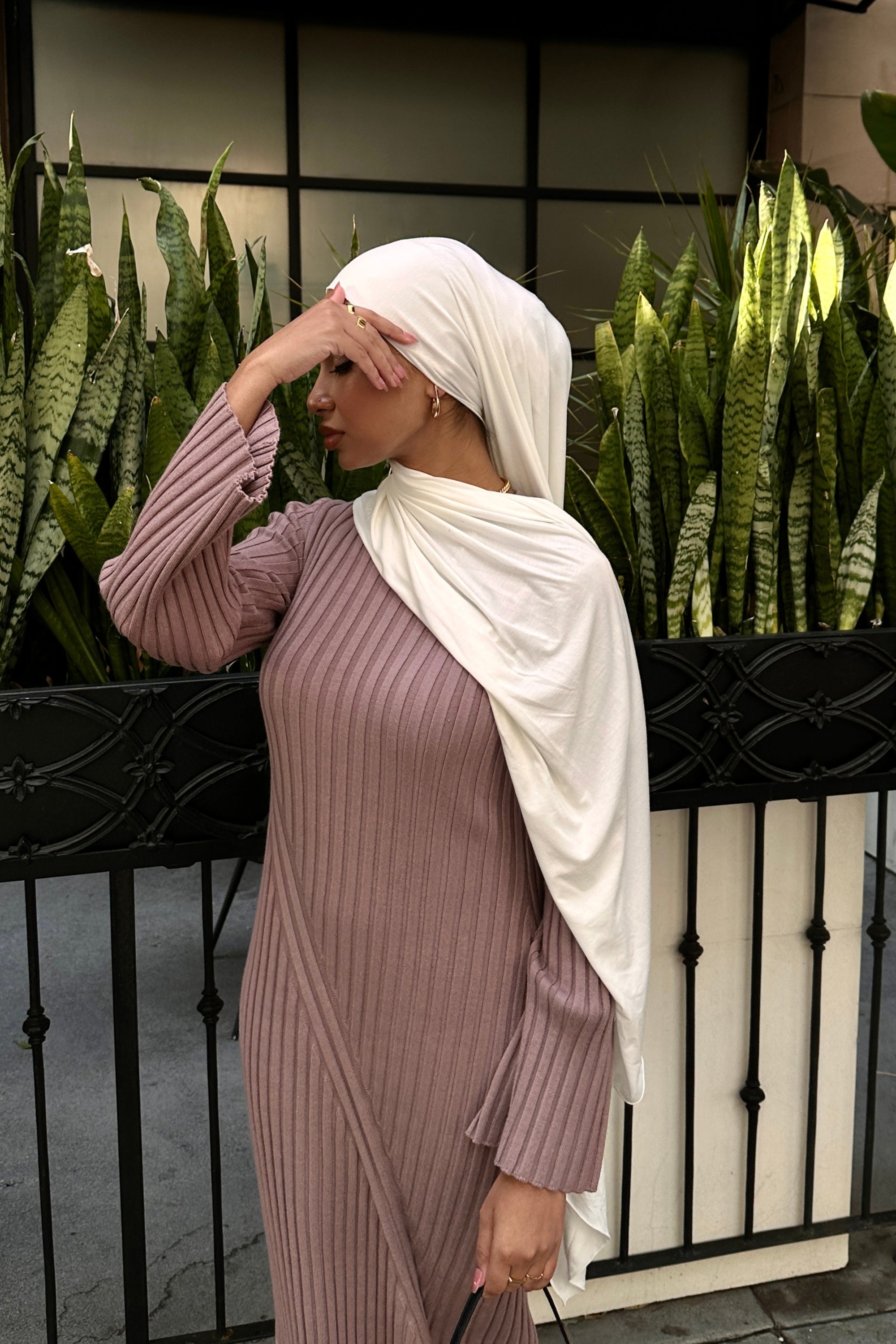 Solid Luxury Satin Modal Rayon Onyx Matte Non Slip Hijab Scarf $21.95 Free  Shipping!