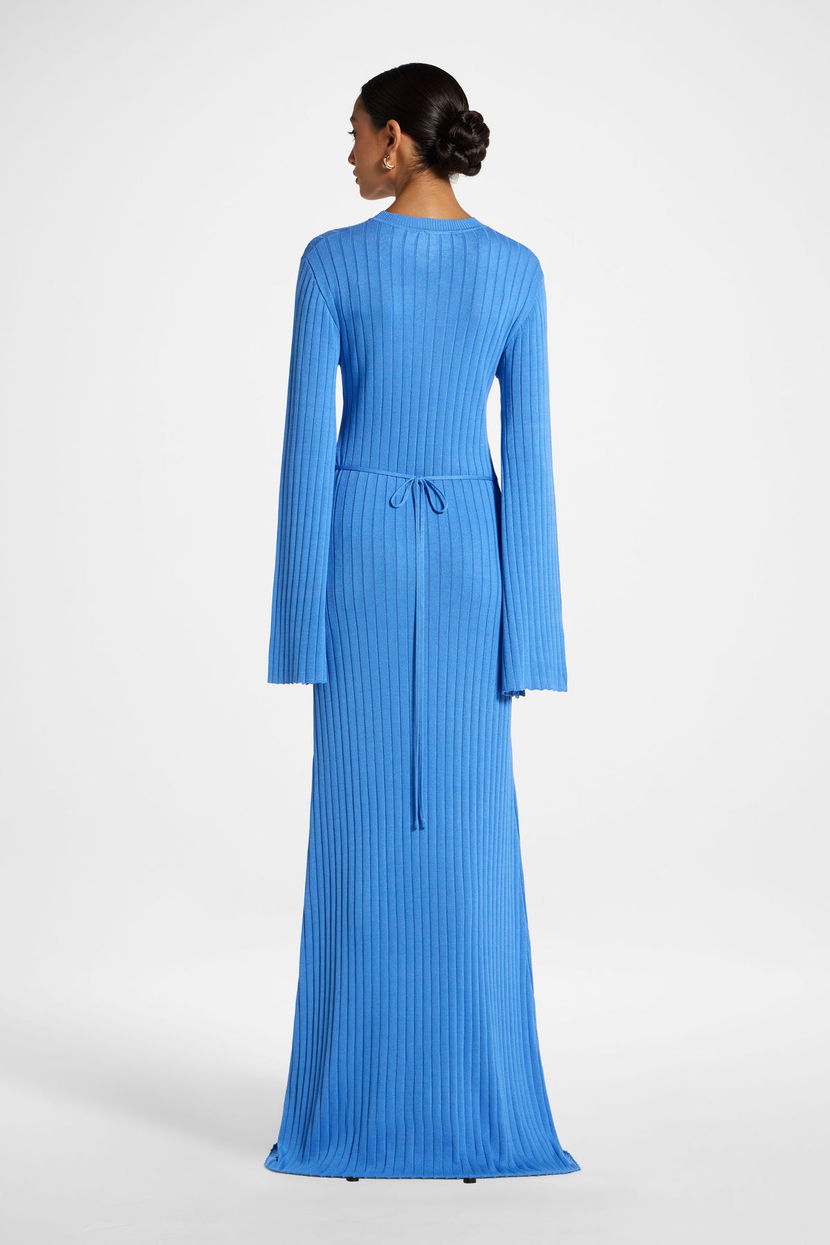 Viscose Ribbed Knit Maxi Dress - Marina