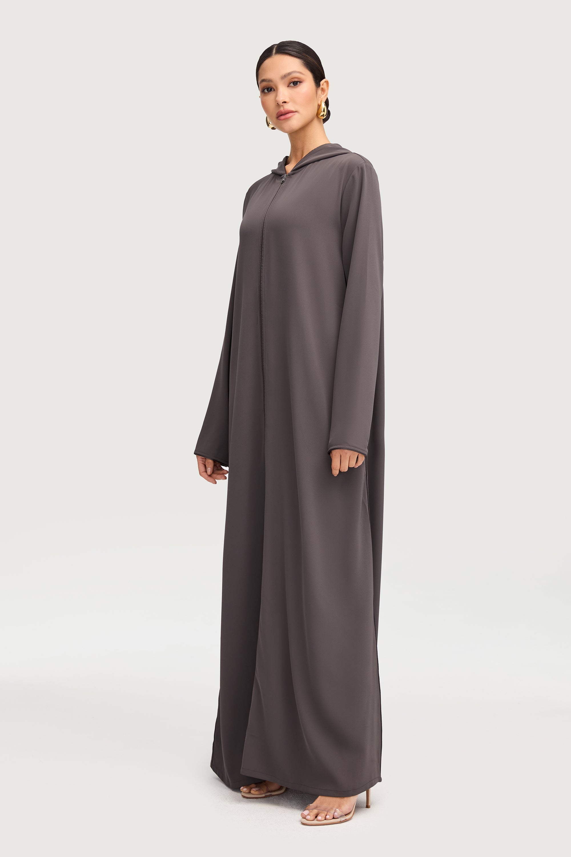 Aisha Hoodie Abaya - Black Abayas Veiled 