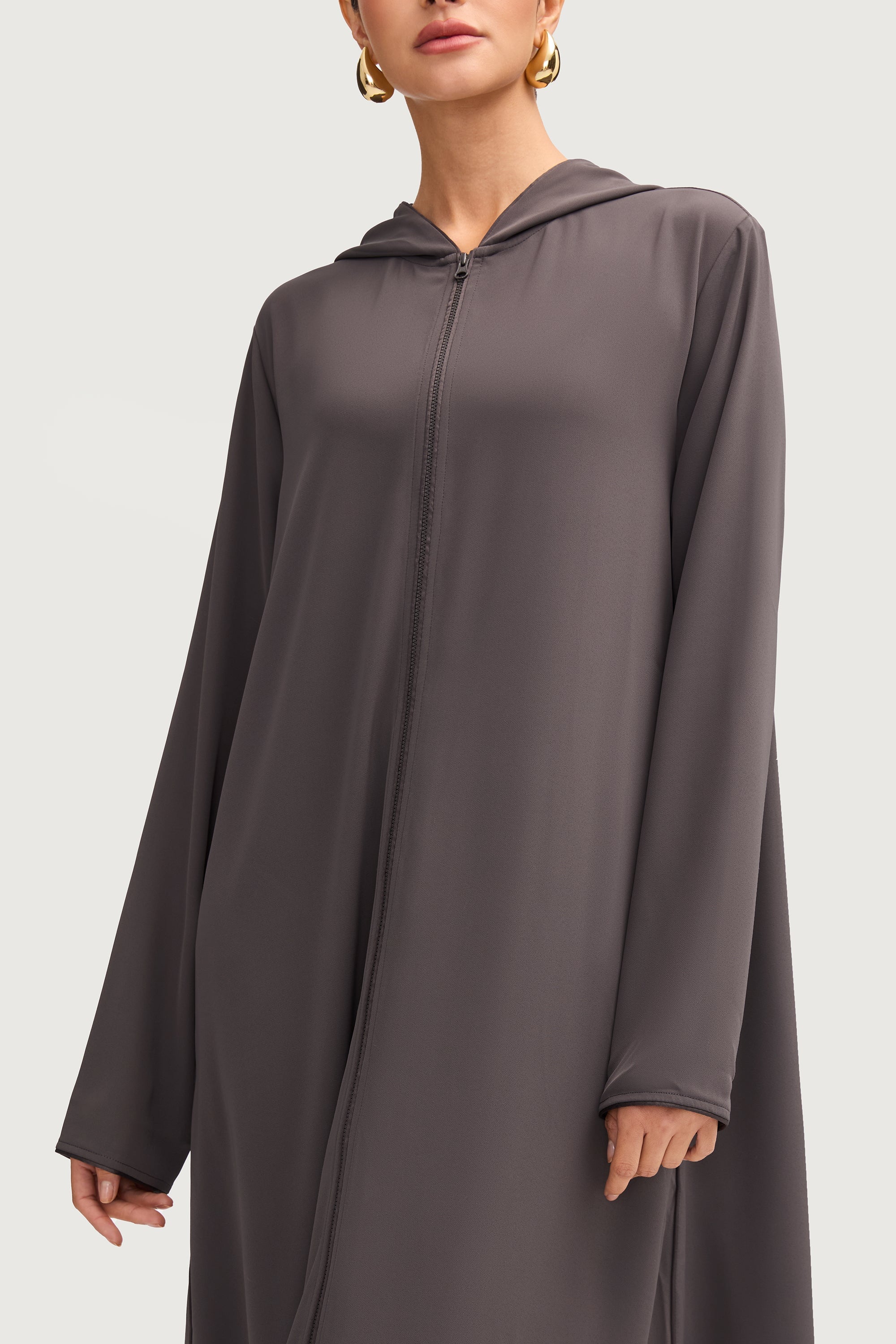 Aisha Hoodie Abaya - Black Abayas Veiled 