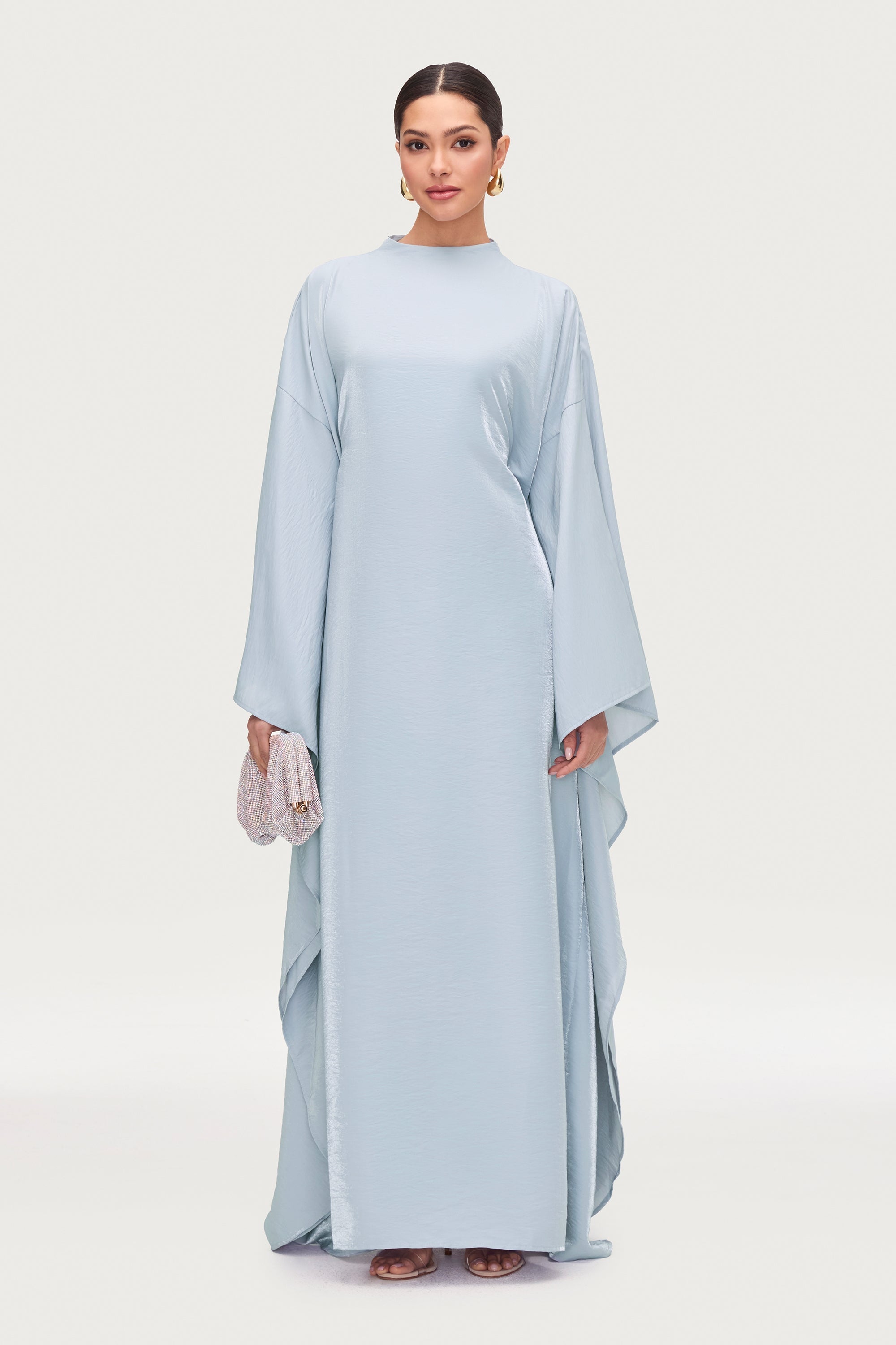 Alia Butterfly Inner Tie Abaya Dress - Samaa Abayas Veiled 