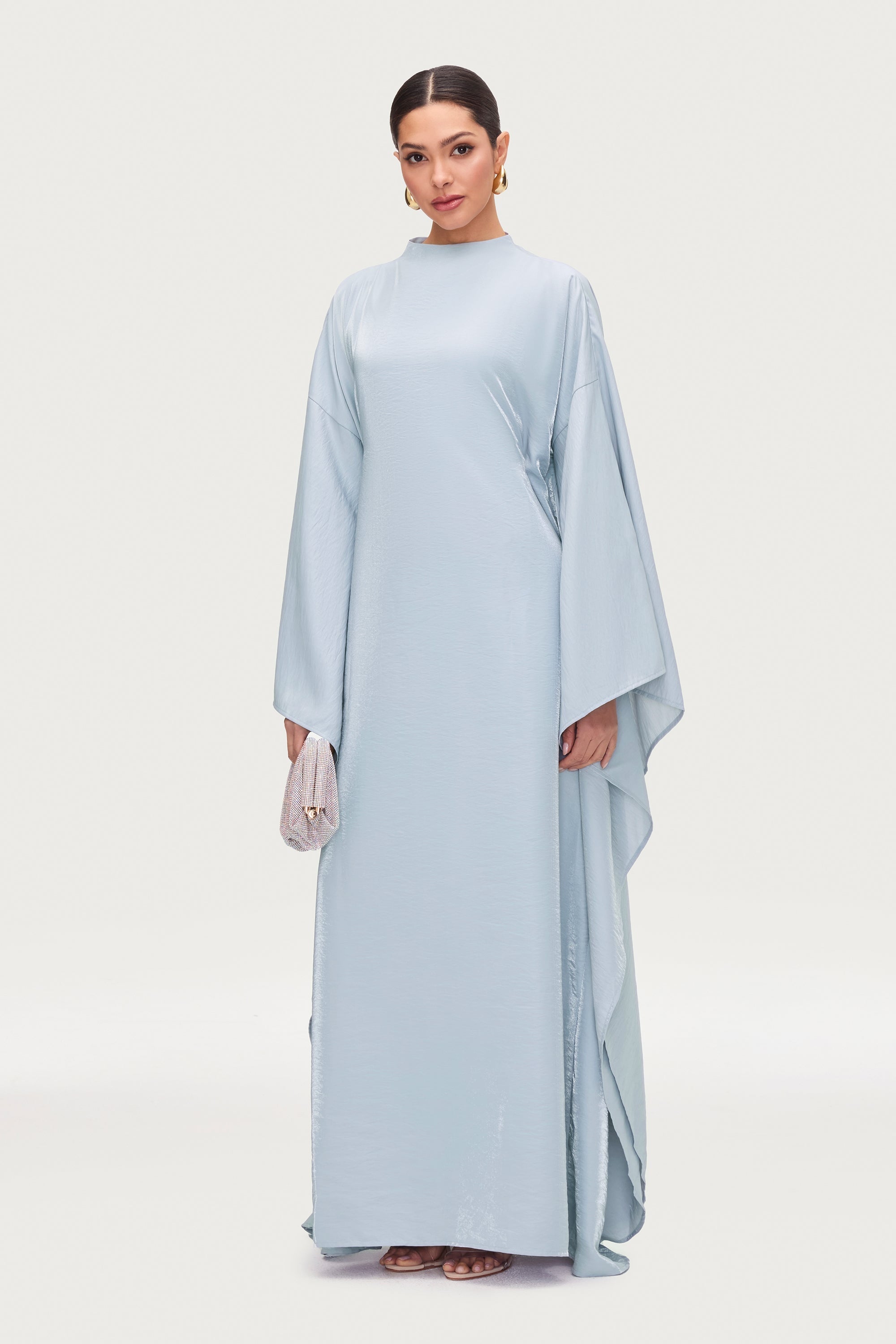 Alia Butterfly Inner Tie Abaya Dress - Samaa Abayas Veiled 