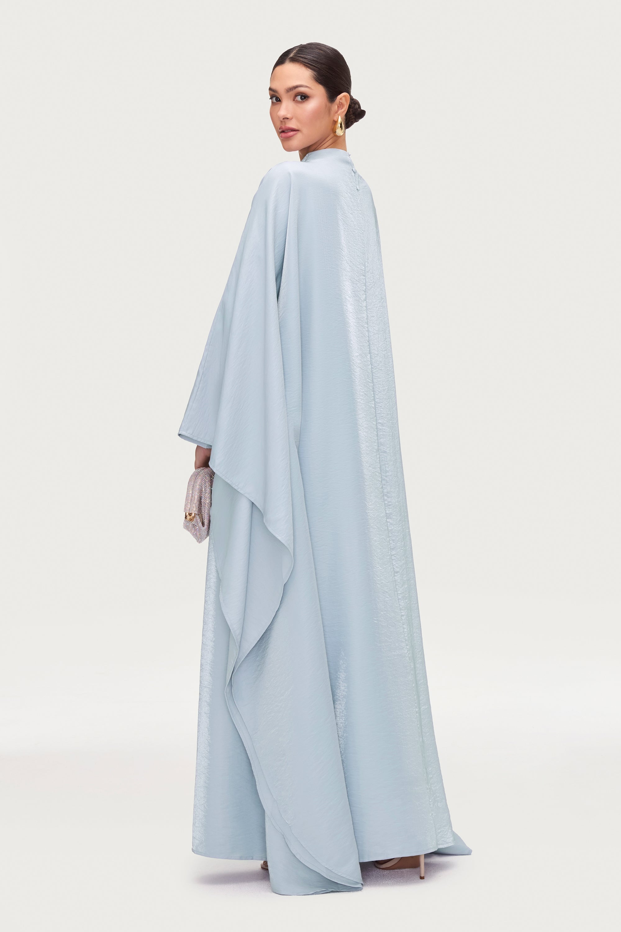 Alia Butterfly Inner Tie Abaya Dress - Samaa