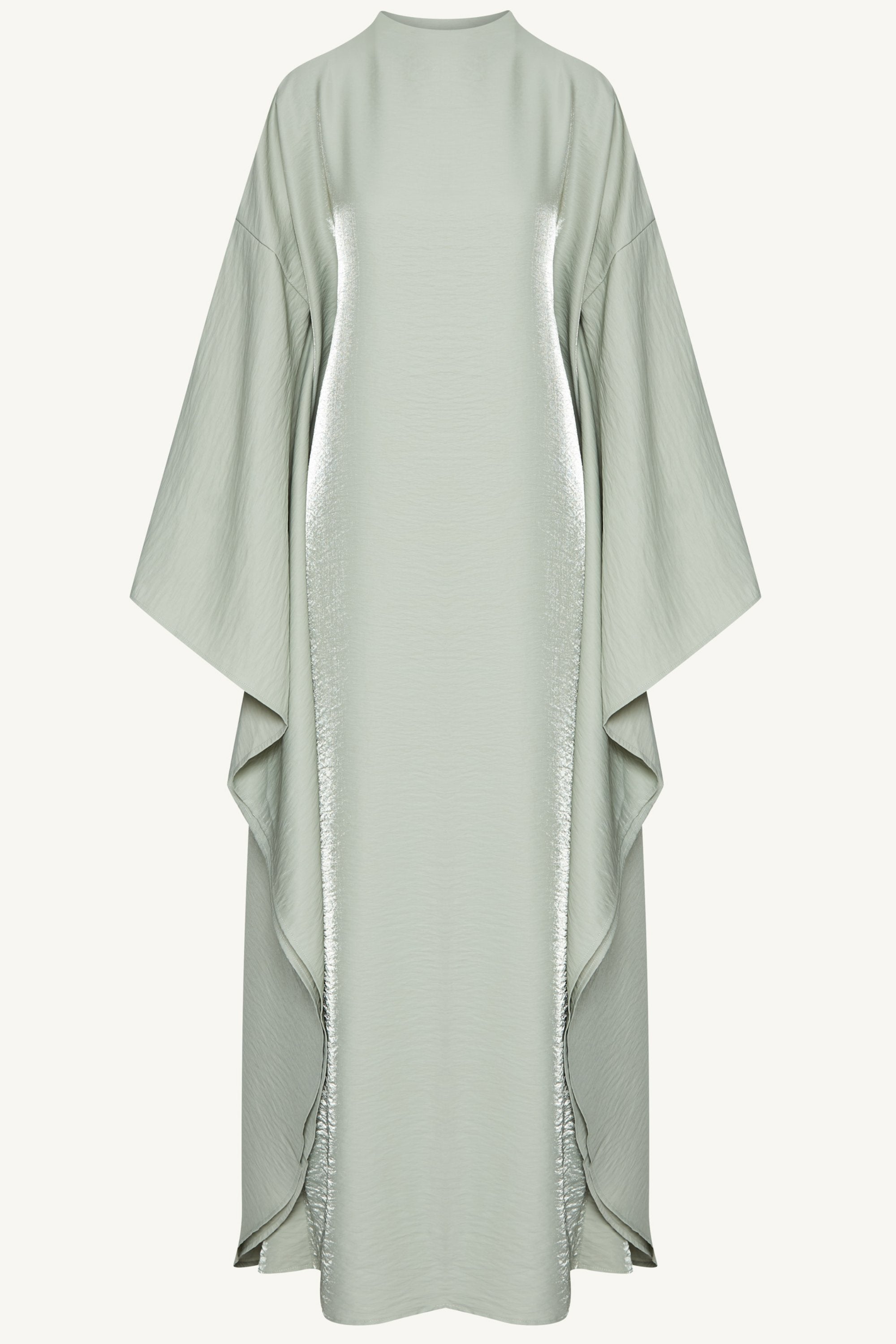 Alia Butterfly Inner Tie Abaya - Pistachio Abayas Veiled 