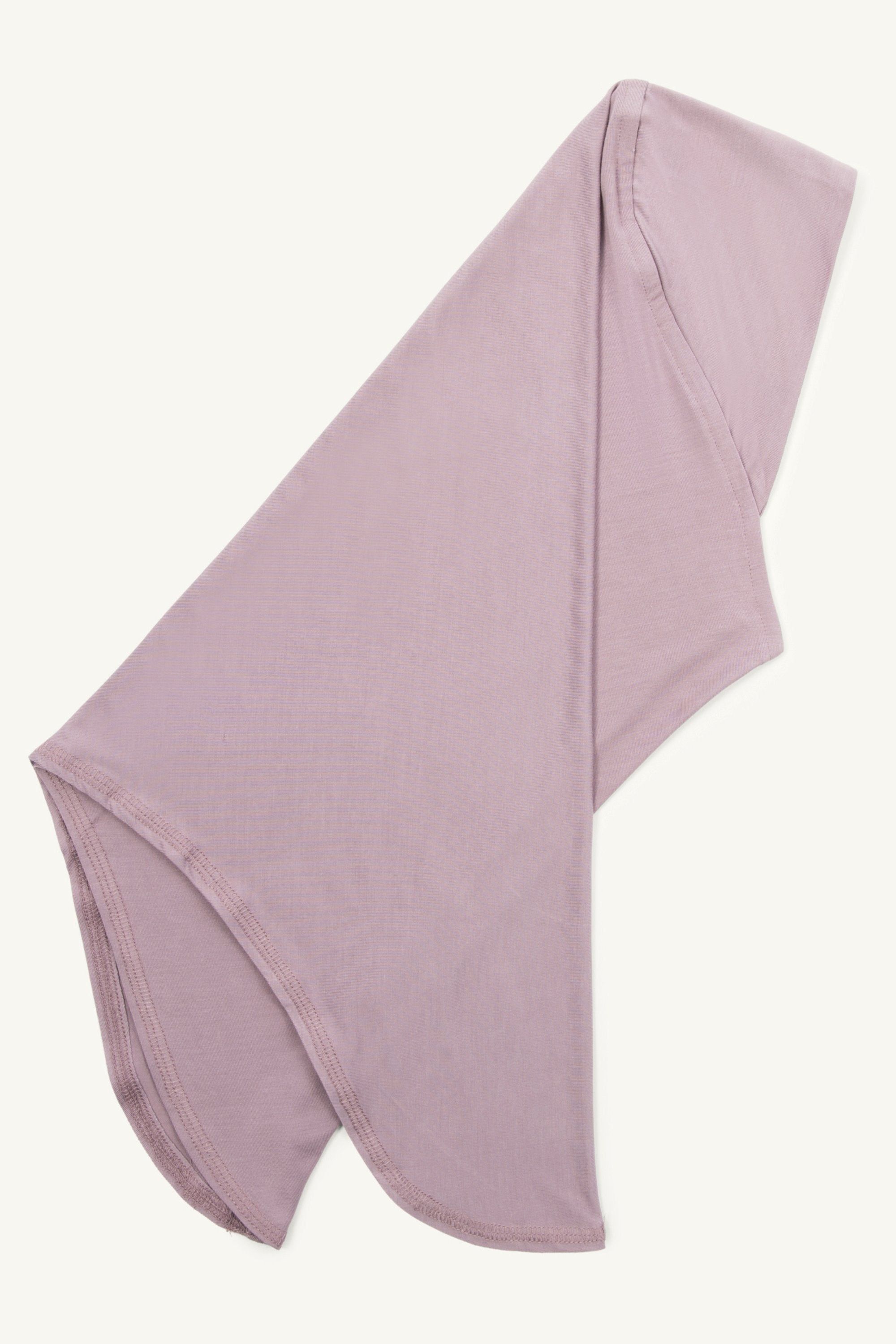 Amira Bamboo Jersey Instant Hijab - Purple Dove (Girls) Veiled 