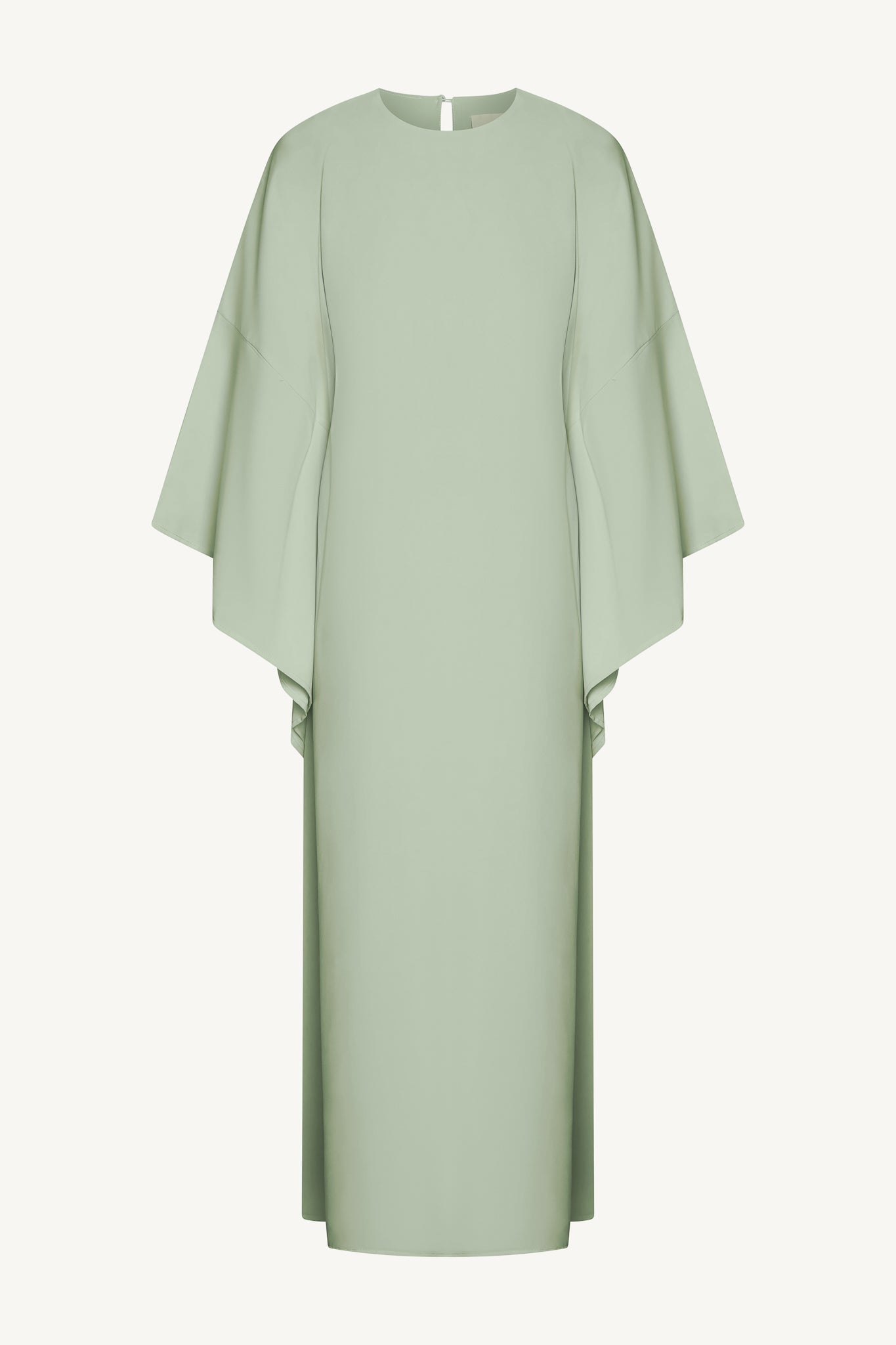 Amira Inner Tie Butterfly Kaftan Dress (Girls) - Pistachio Abayas Veiled 