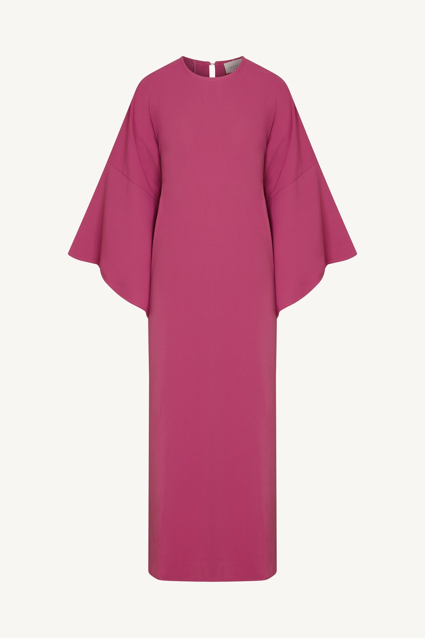 Amira Inner Tie Butterfly Kaftan Dress (Girls) - Sunset Pink Abayas Veiled 