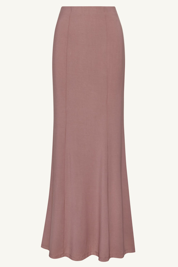 Andrea Jersey Maxi Skirt - Twilight Mauve Clothing Veiled 