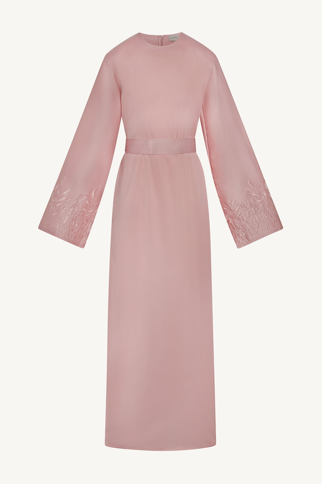 Ascia Embroidered Dress (Girls) - Pastel Pink Abayas Veiled 