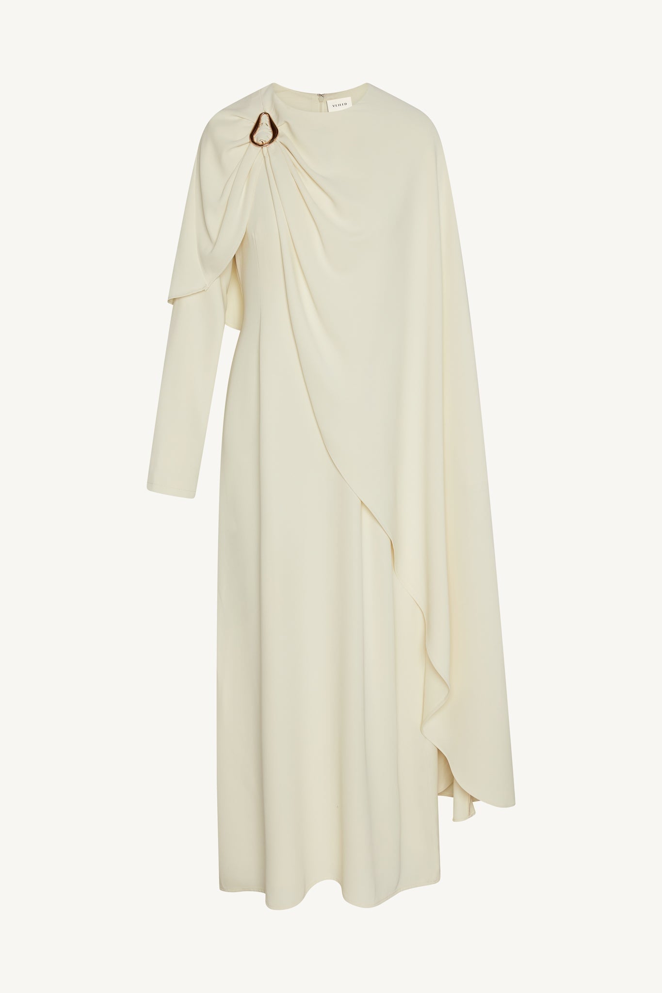 Asymmetric Cape Maxi Dress - Moonlight Abayas Veiled 