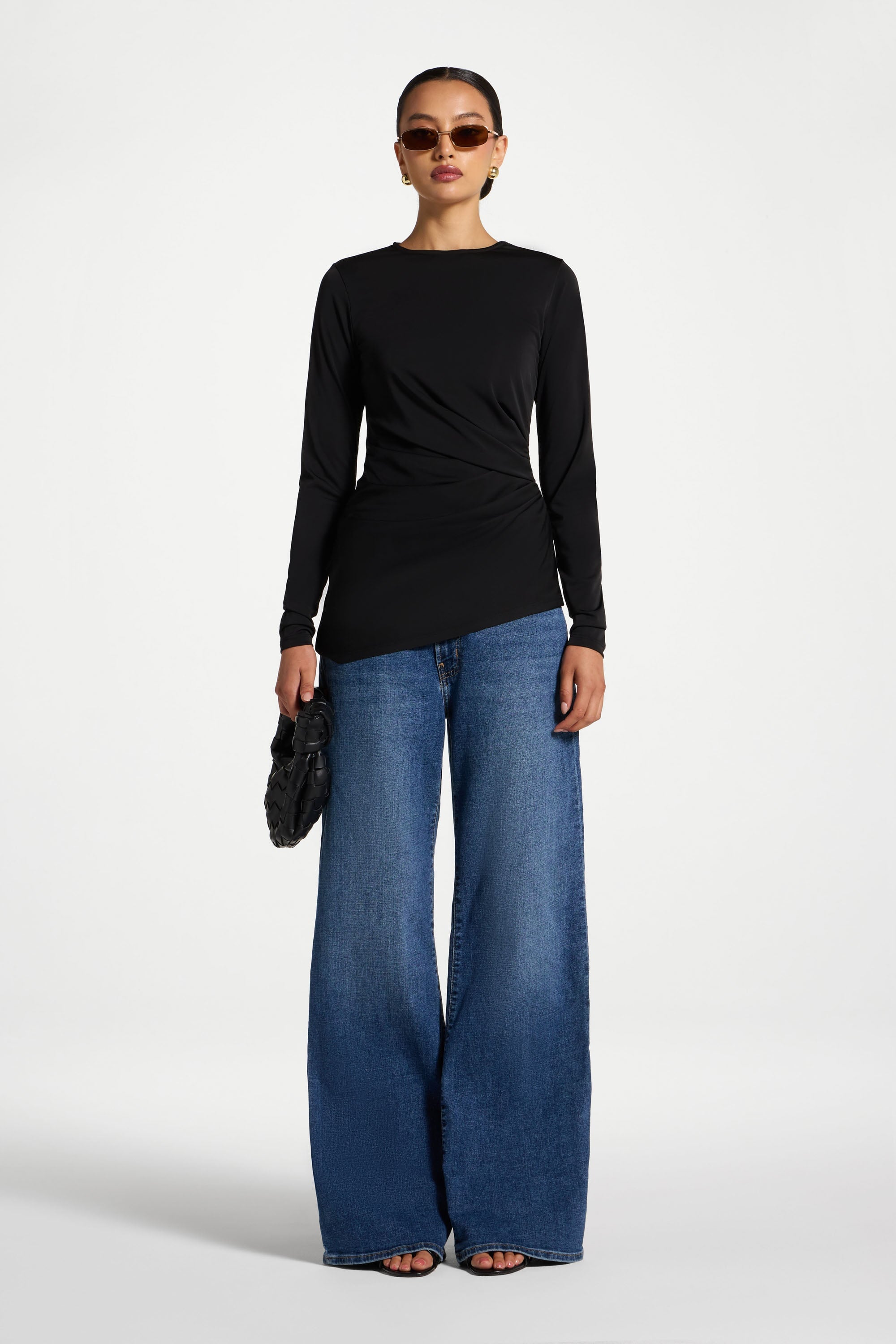 Asymmetric Cape Top - Black Abayas Veiled 