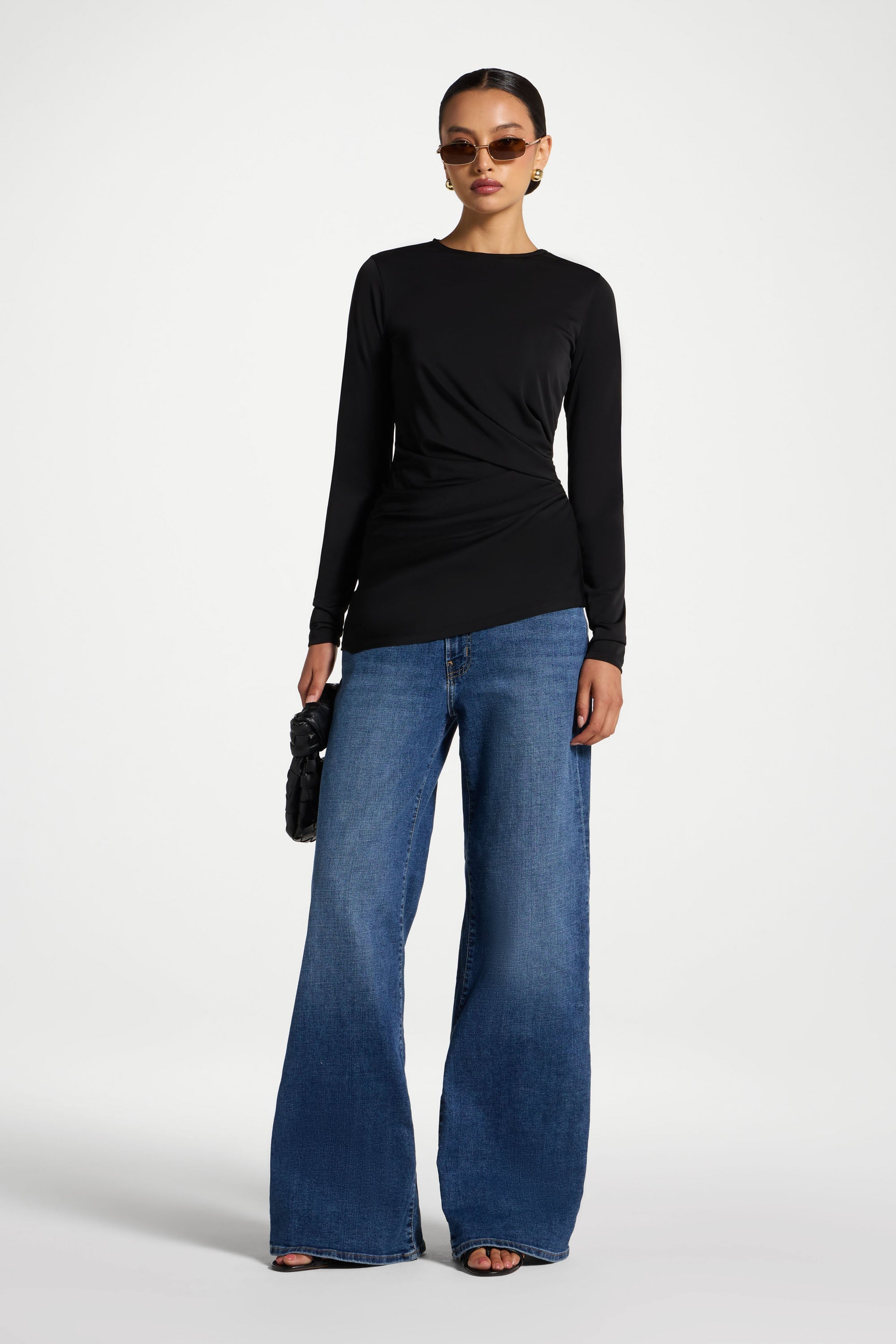Asymmetric Cape Top - Black Abayas Veiled 