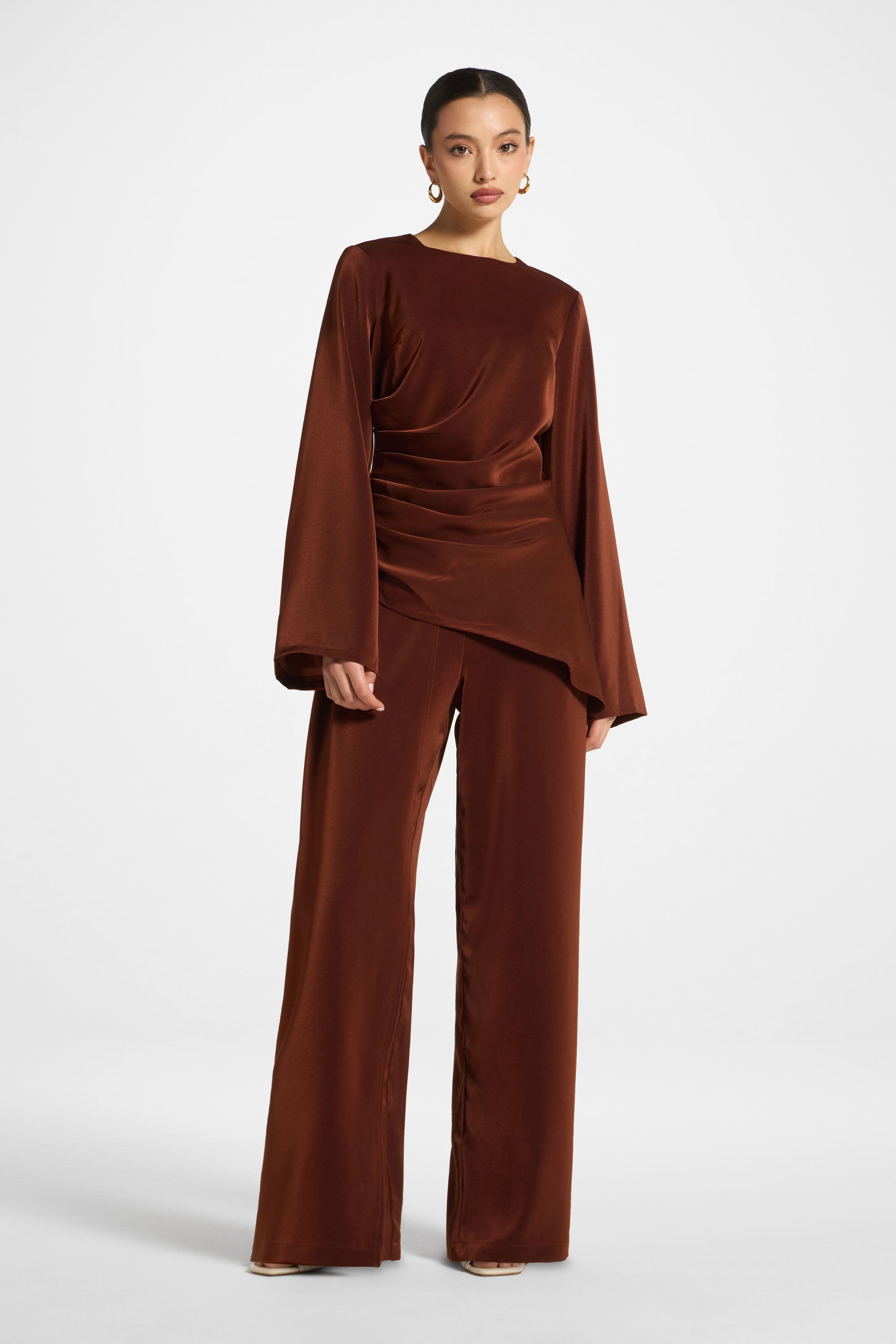 Asymmetric Drape Top - Spice Abayas Veiled 