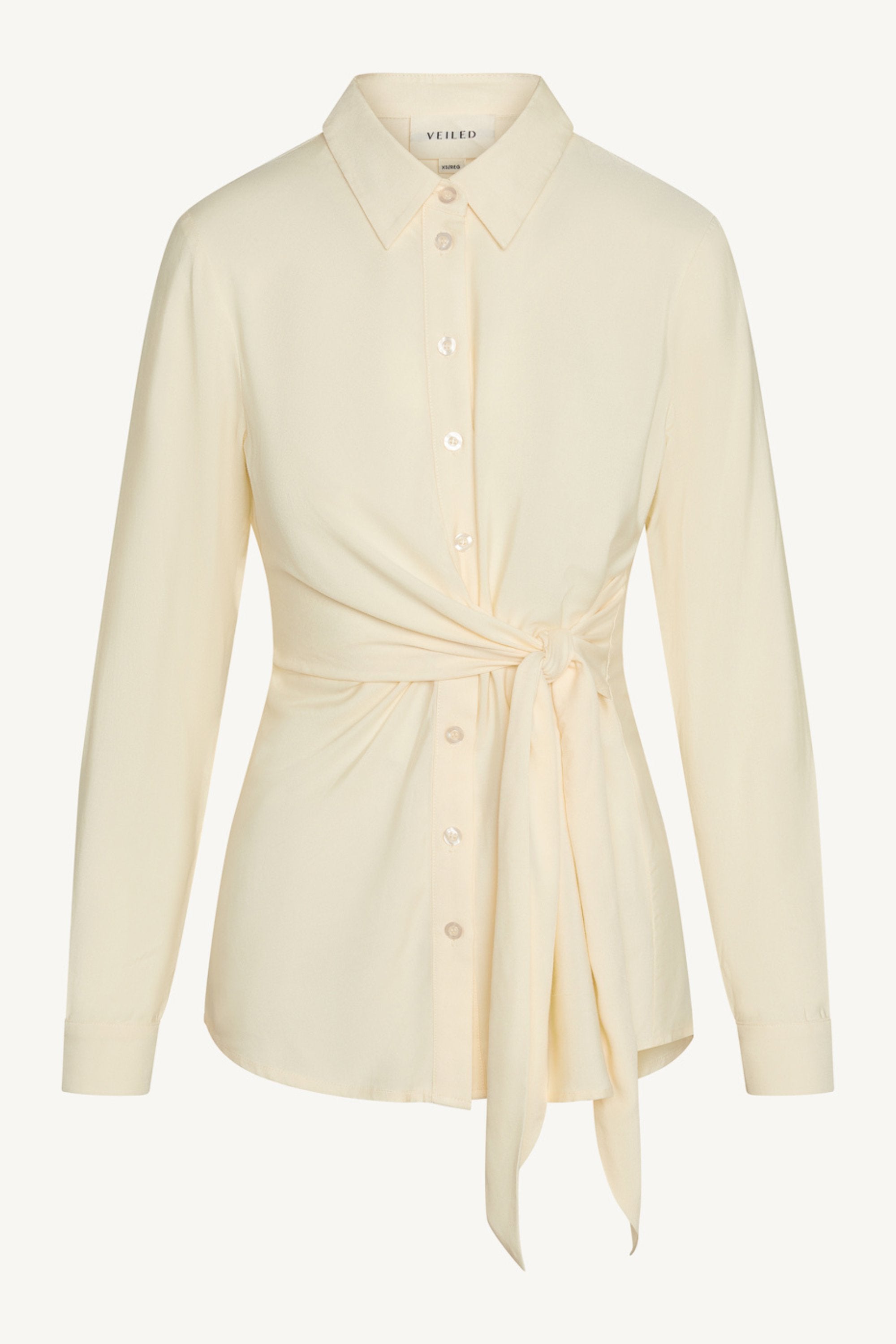 Asymmetric Ruffle Top - Moonlight