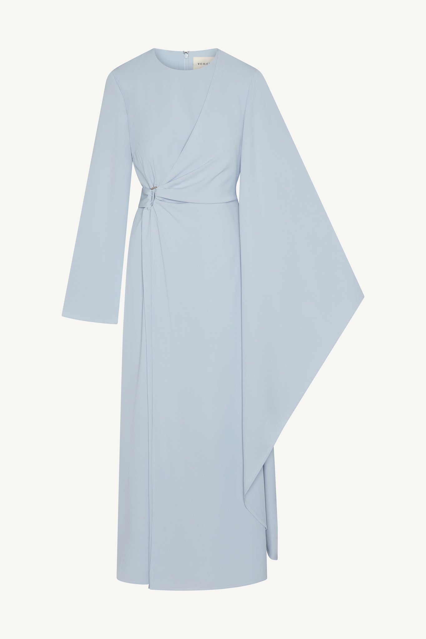 Asymmetric Sleeve Maxi Dress - Frost Abayas Veiled 