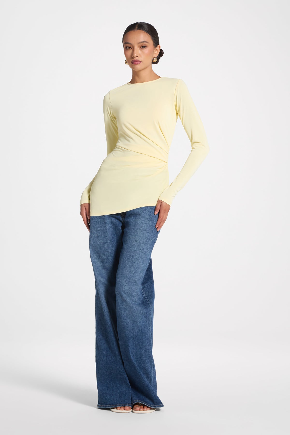 Asymmetrical Pleat Top - Anise Flower Abayas Veiled 