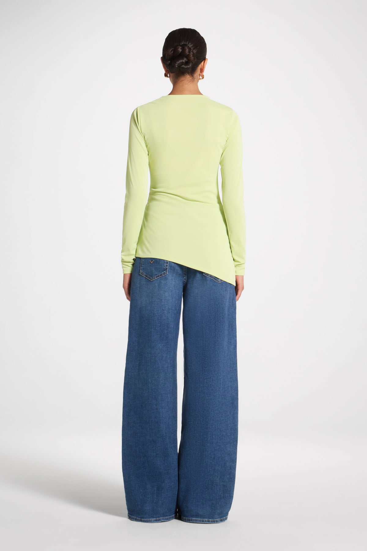 Asymmetrical Pleat Top - Butterfly Abayas Veiled 