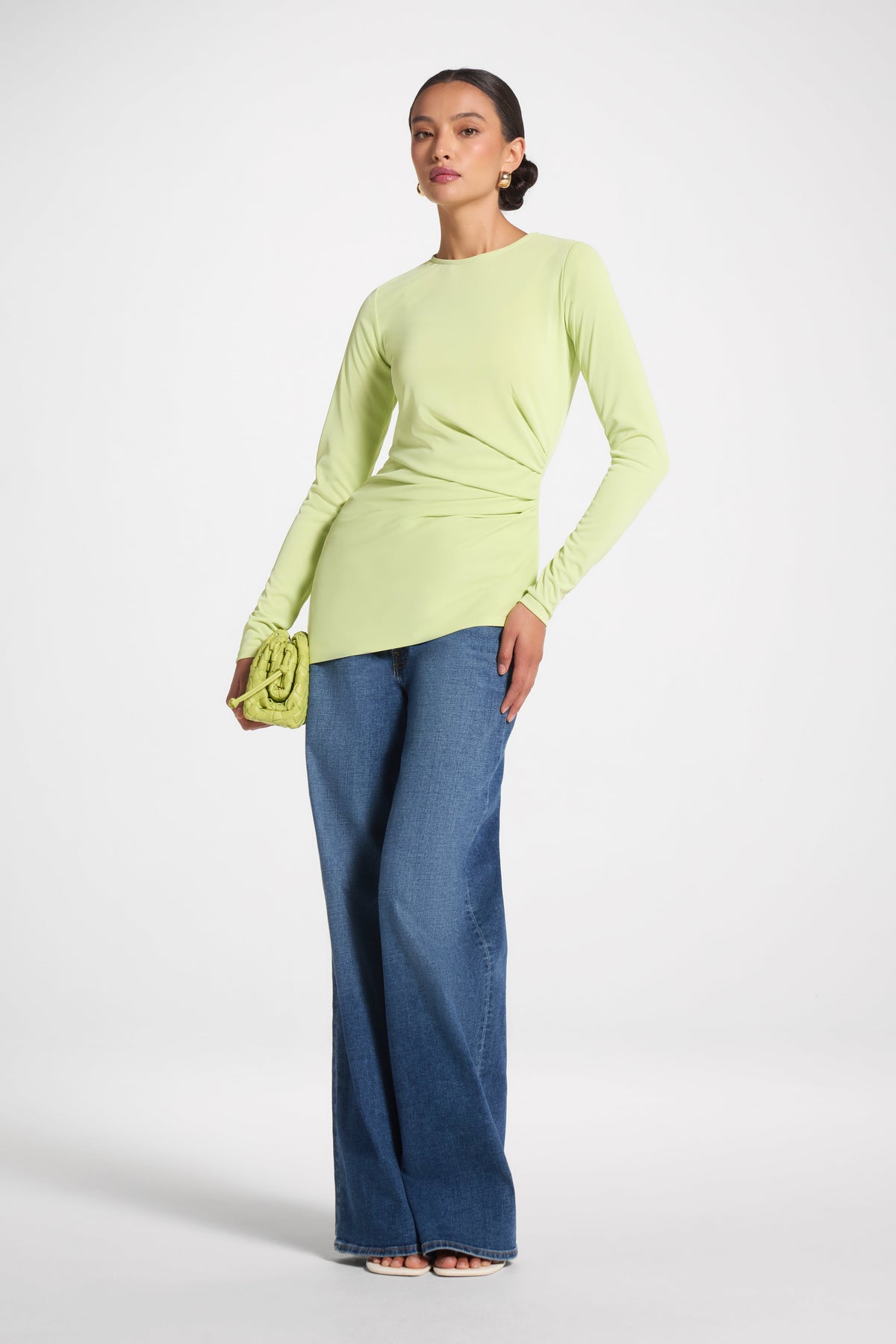 Asymmetrical Pleat Top - Butterfly Abayas Veiled 