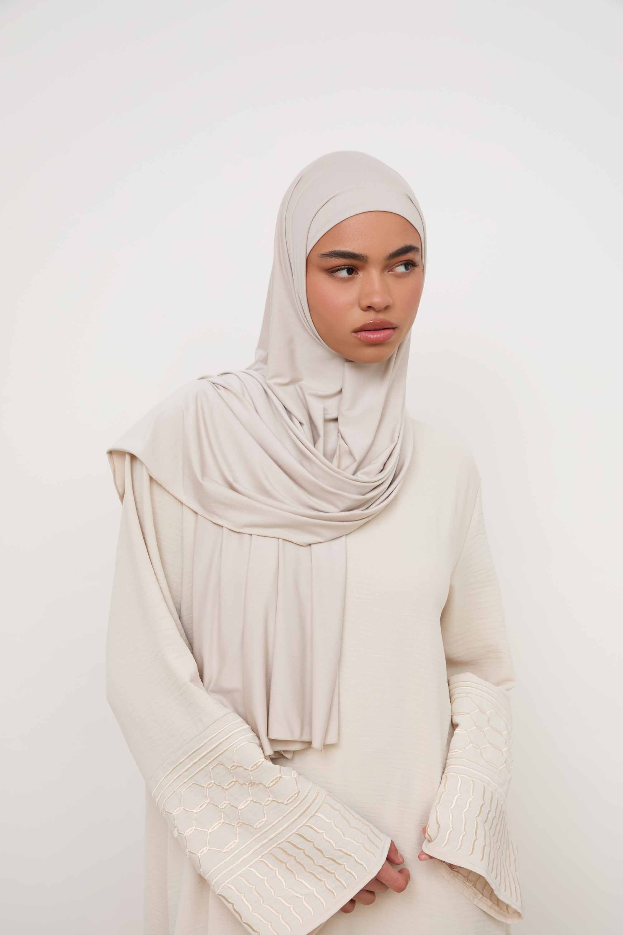 Bamboo Jersey Hijab - Cloud Hijabs Veiled 