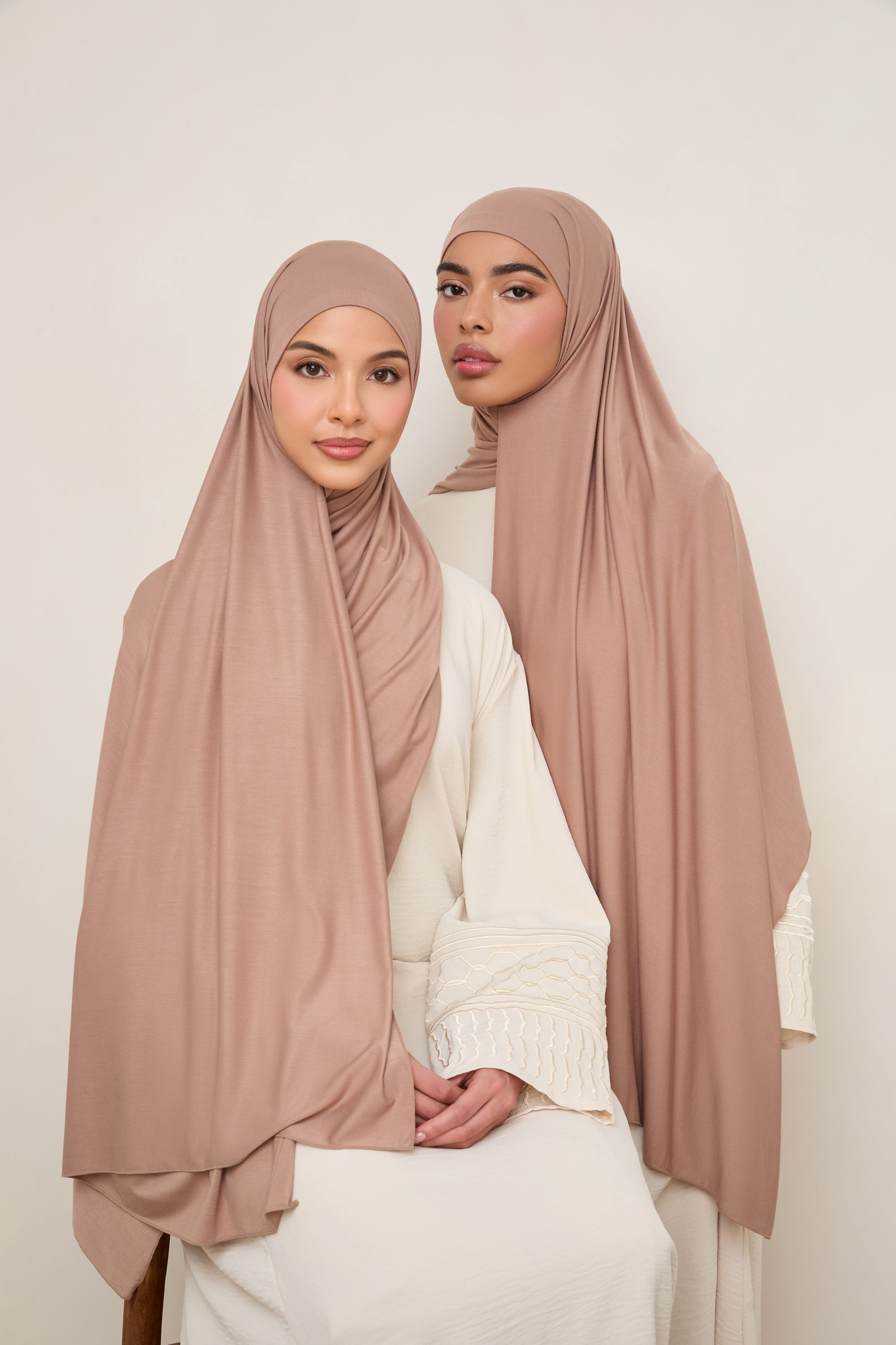 Bamboo Jersey Hijab - Ginger Snap Hijabs Veiled 