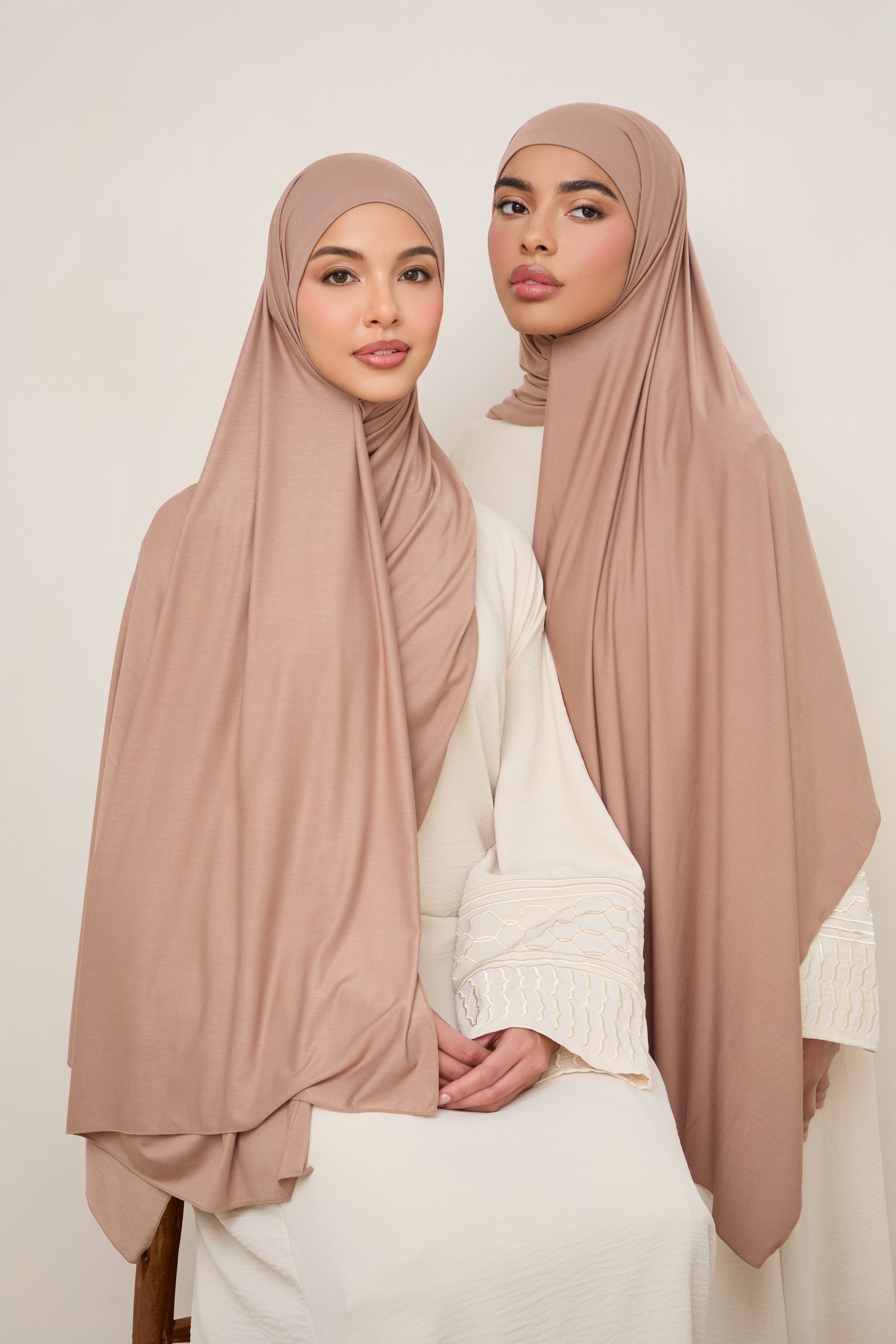Bamboo Jersey Hijab - Ginger Snap Hijabs Veiled 