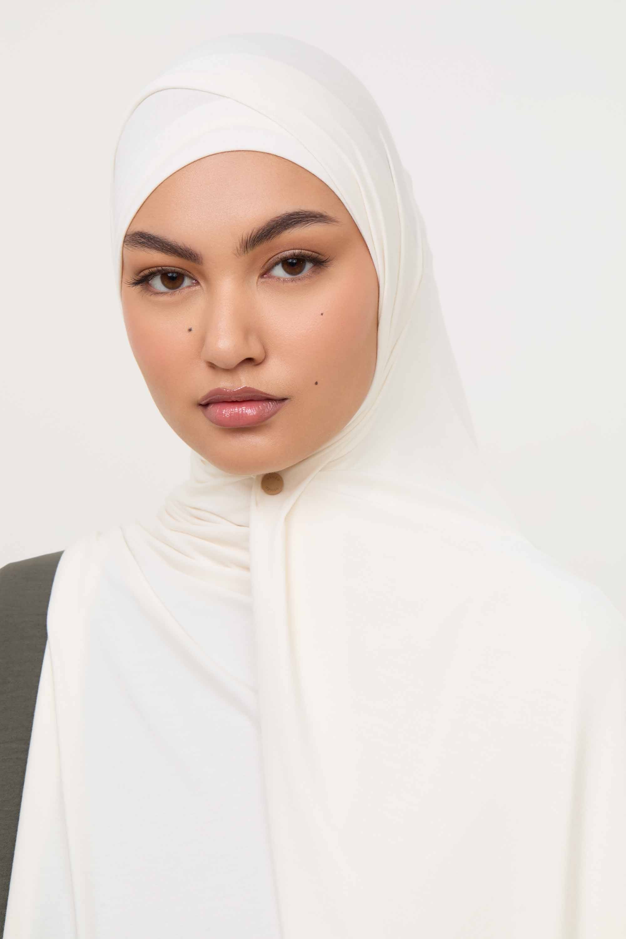 Bamboo Jersey Hijab - Moonlight Hijabs Veiled 