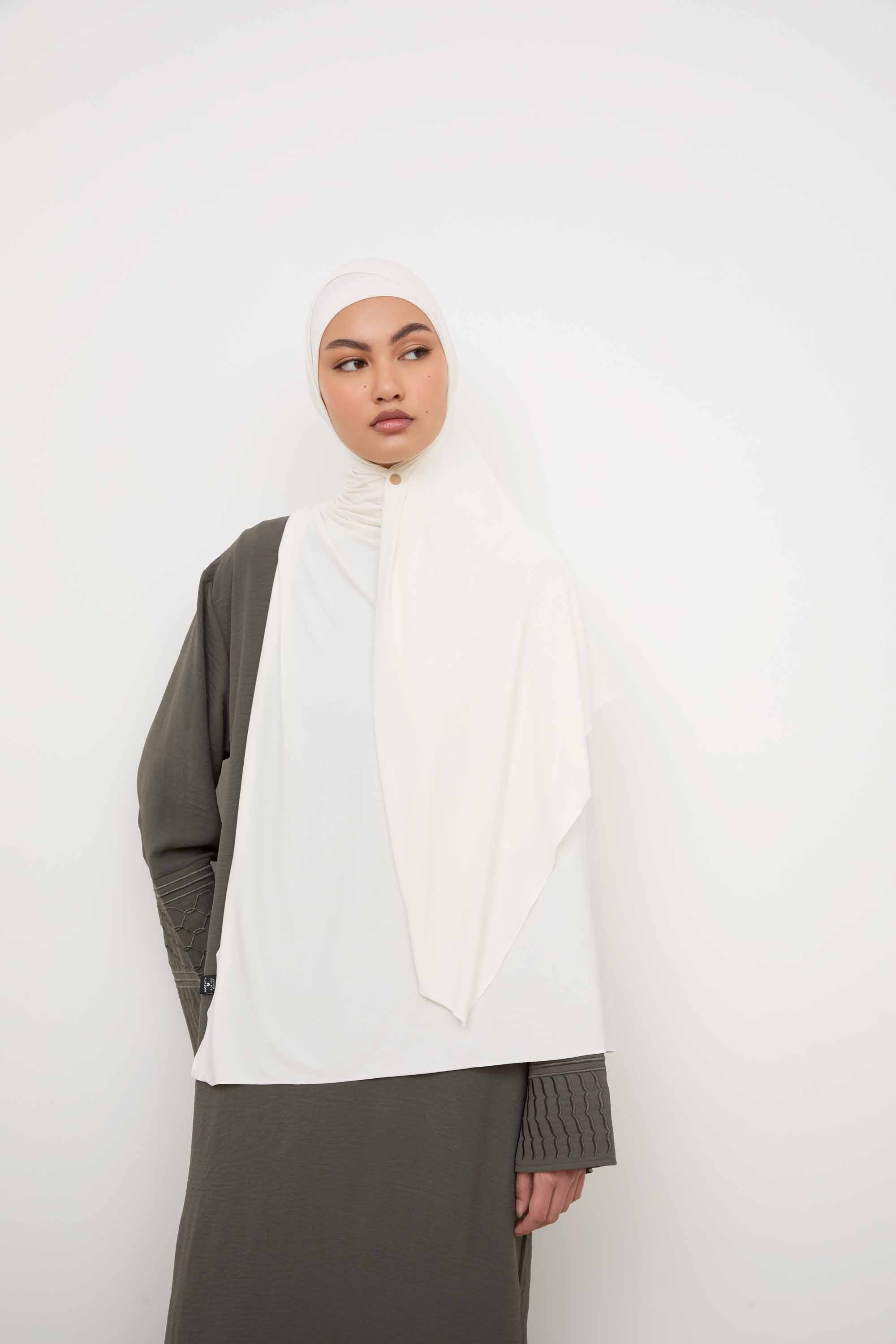 Bamboo Jersey Hijab - Moonlight Hijabs Veiled 