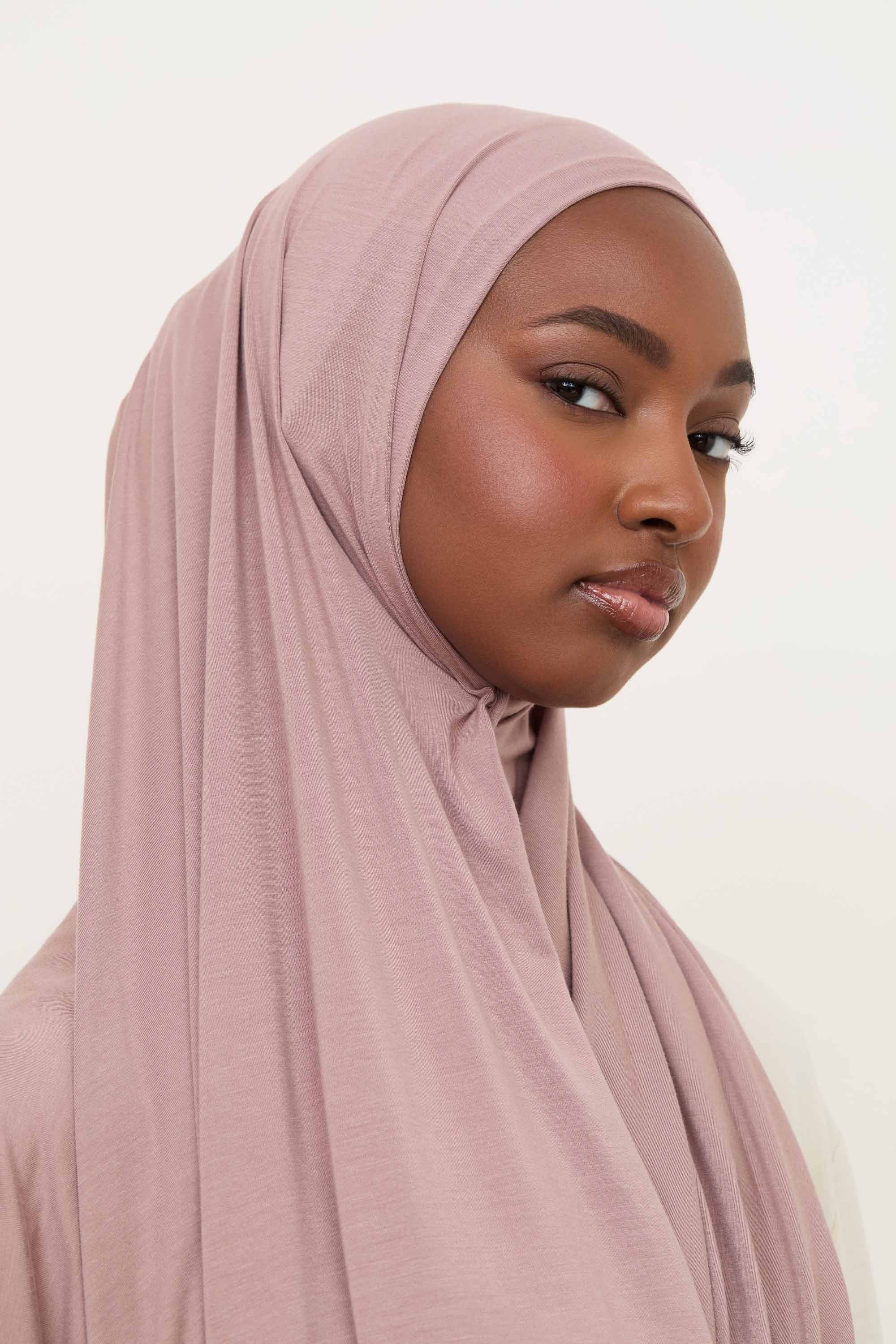 Bamboo Jersey Hijab - Truffle Hijabs Veiled 