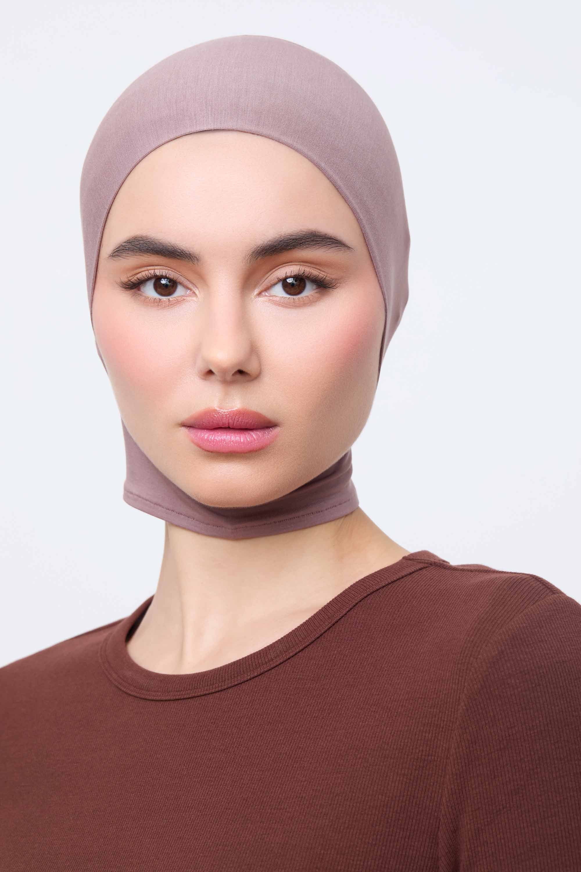 Bamboo Jersey Mini Full Coverage Undercap - Deep Taupe Accessories Veiled 