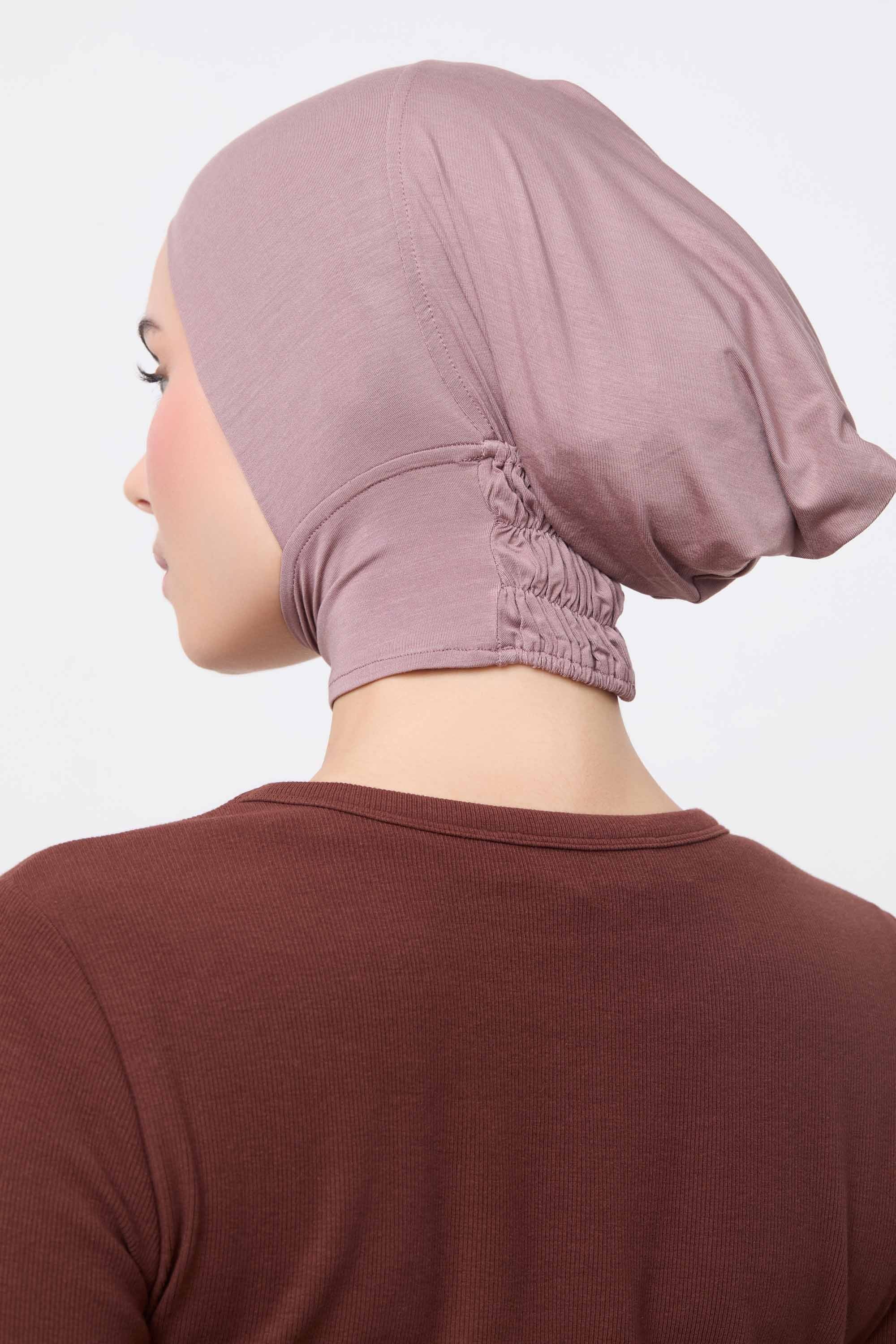 Bamboo Jersey Mini Full Coverage Undercap - Deep Taupe Accessories Veiled 