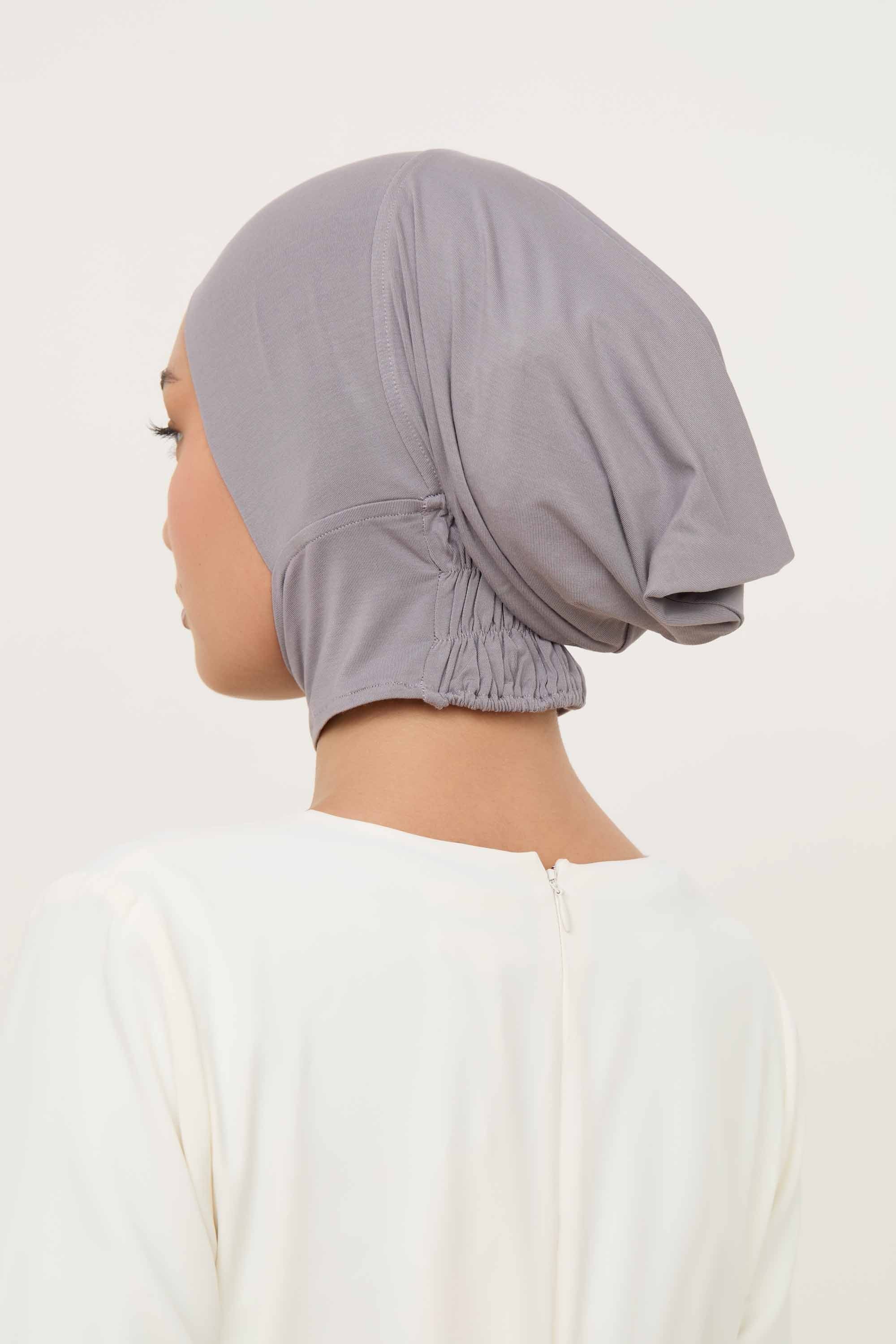 Bamboo Jersey Mini Full Coverage Undercap - Frost Grey Accessories Veiled 