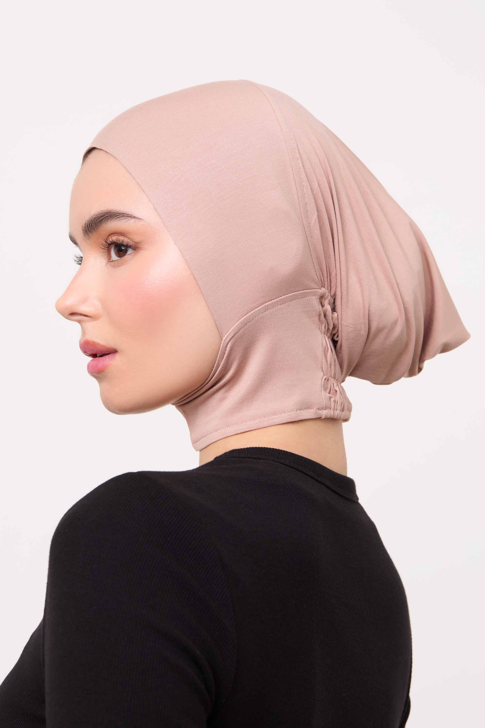 Bamboo Jersey Mini Full Coverage Undercap - Natural Accessories Veiled 