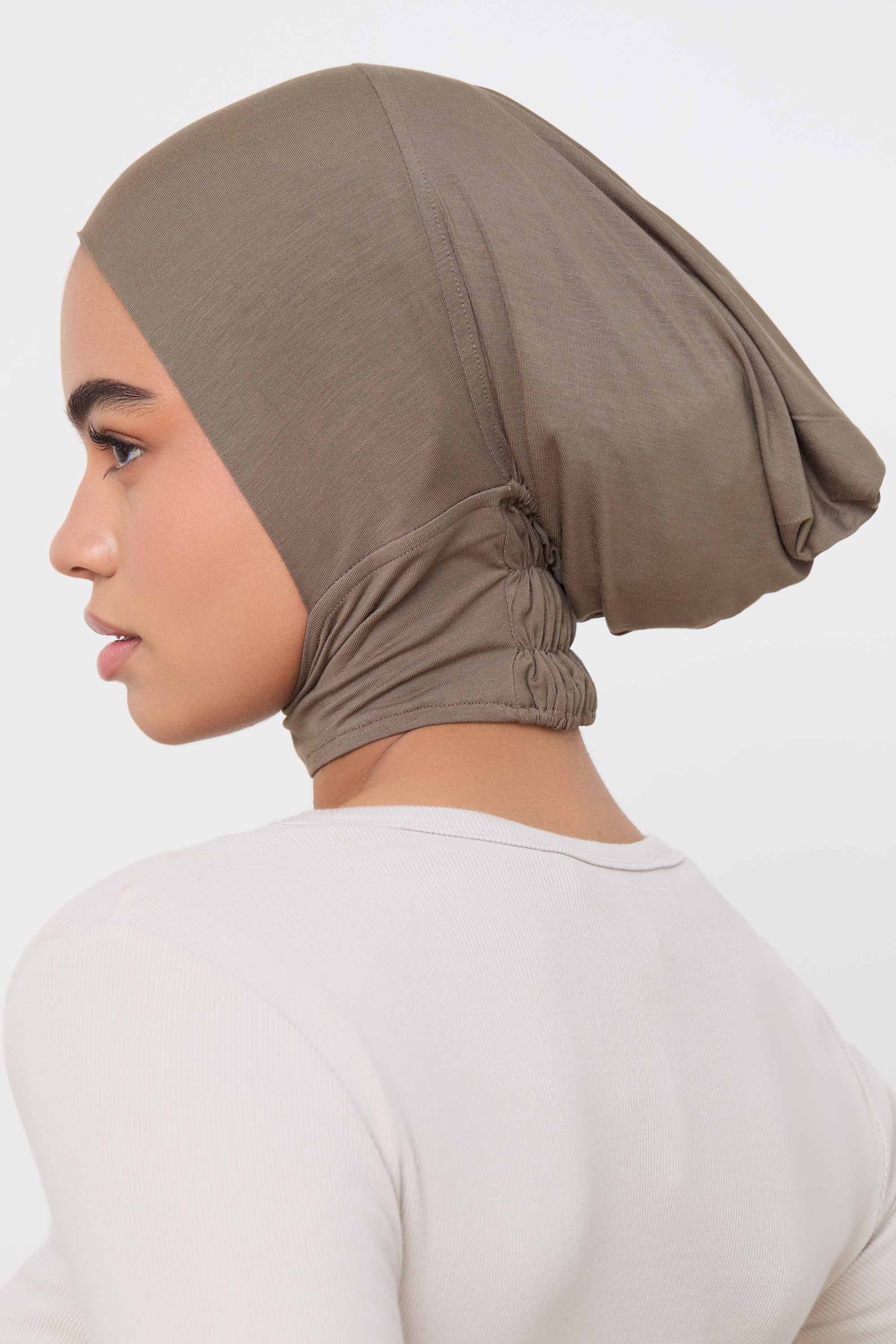 Bamboo Jersey Mini Full Coverage Undercap - Olive Accessories Veiled 