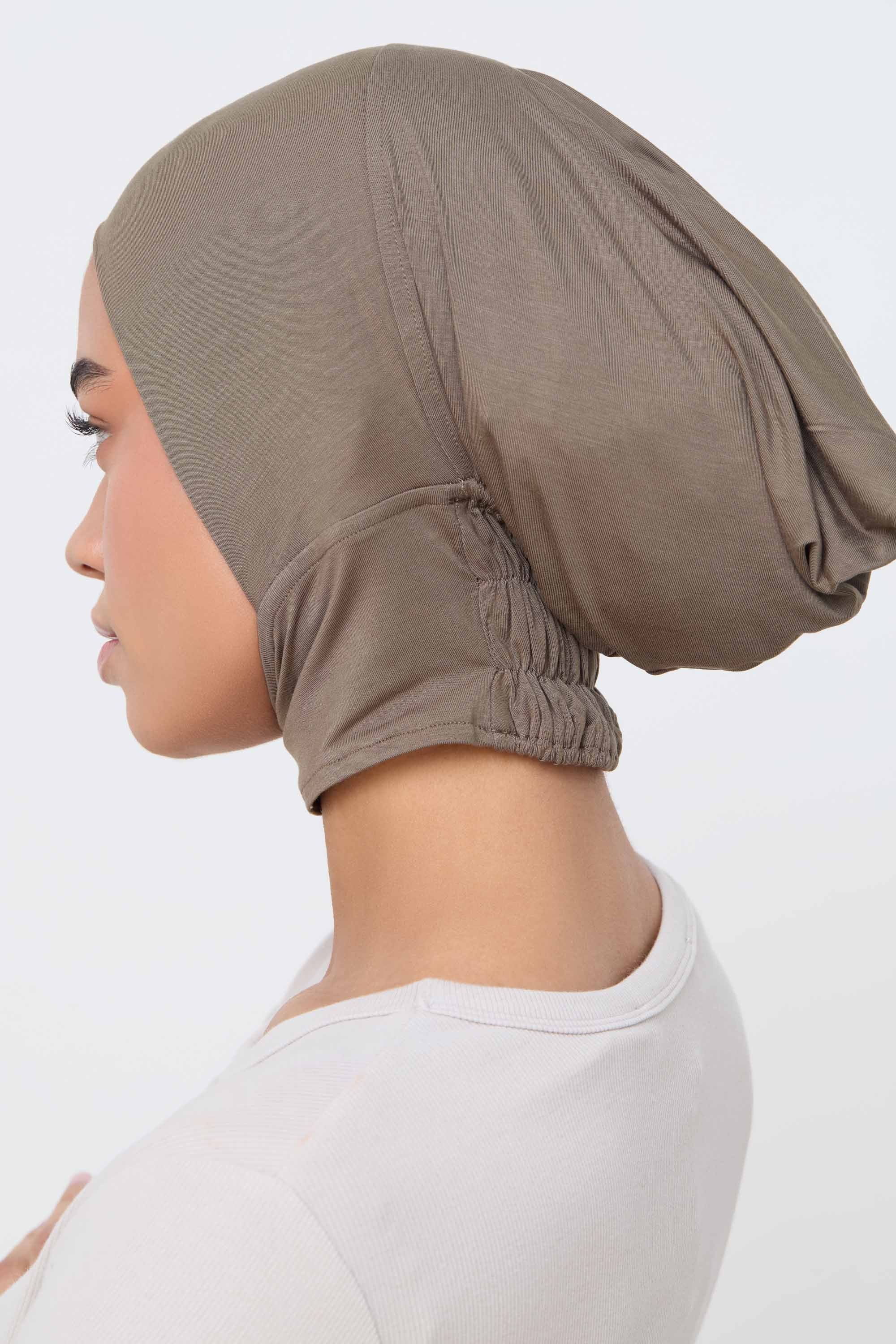 Bamboo Jersey Mini Full Coverage Undercap - Olive Accessories Veiled 