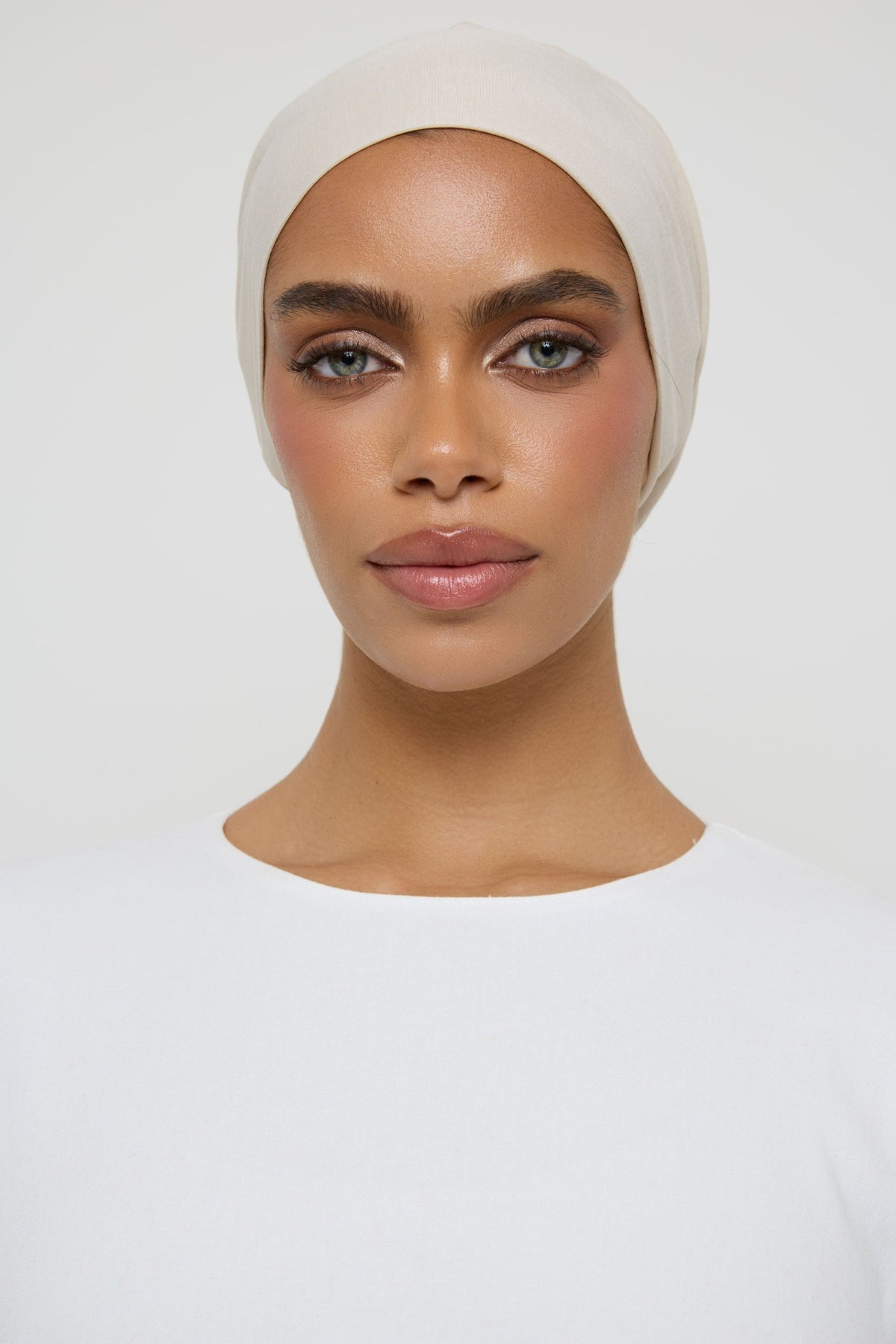 Bamboo Jersey Tie Back Undercap - Oak Undercap Veiled 