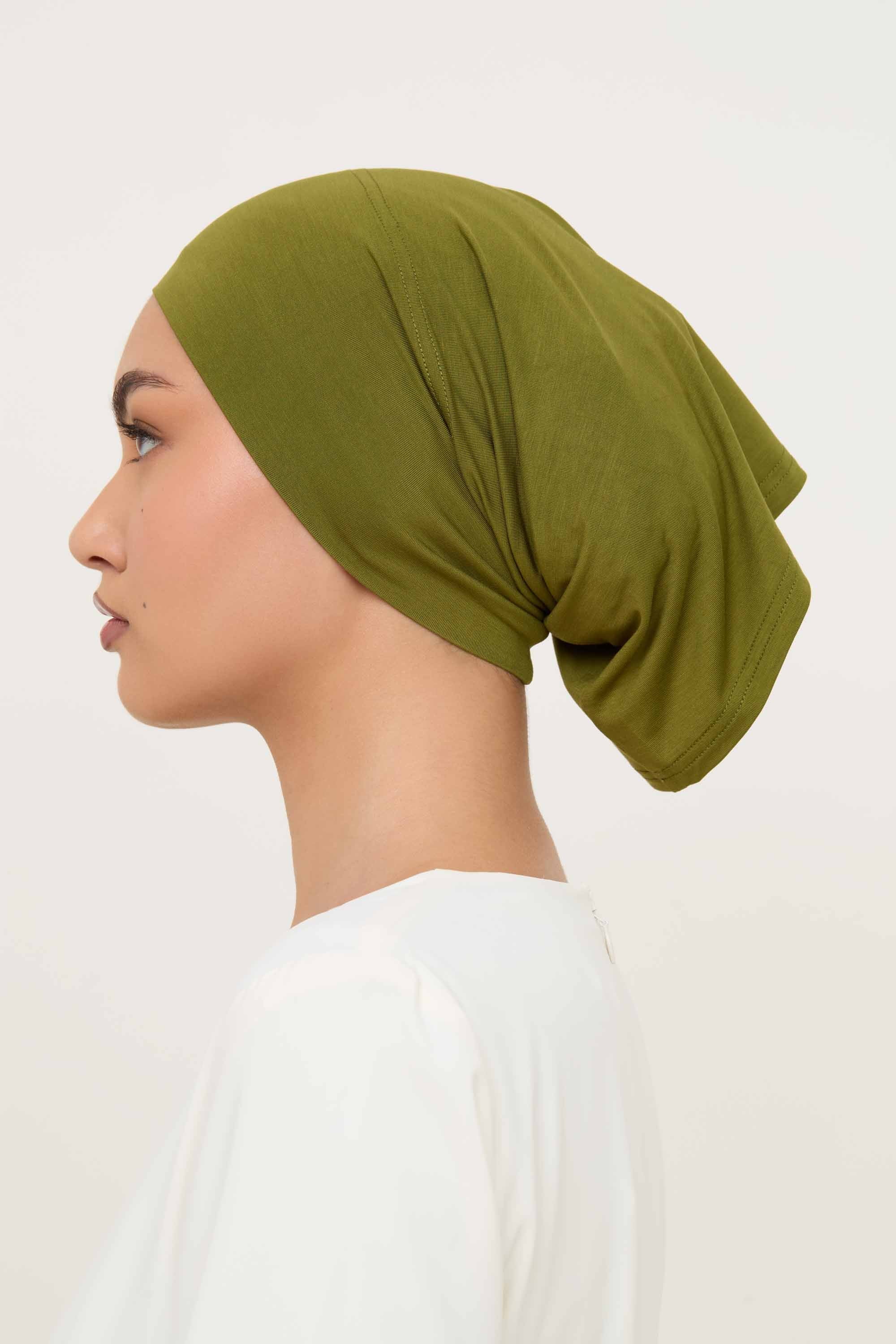 Bamboo Jersey Undercap - Avocado Accessories Veiled 