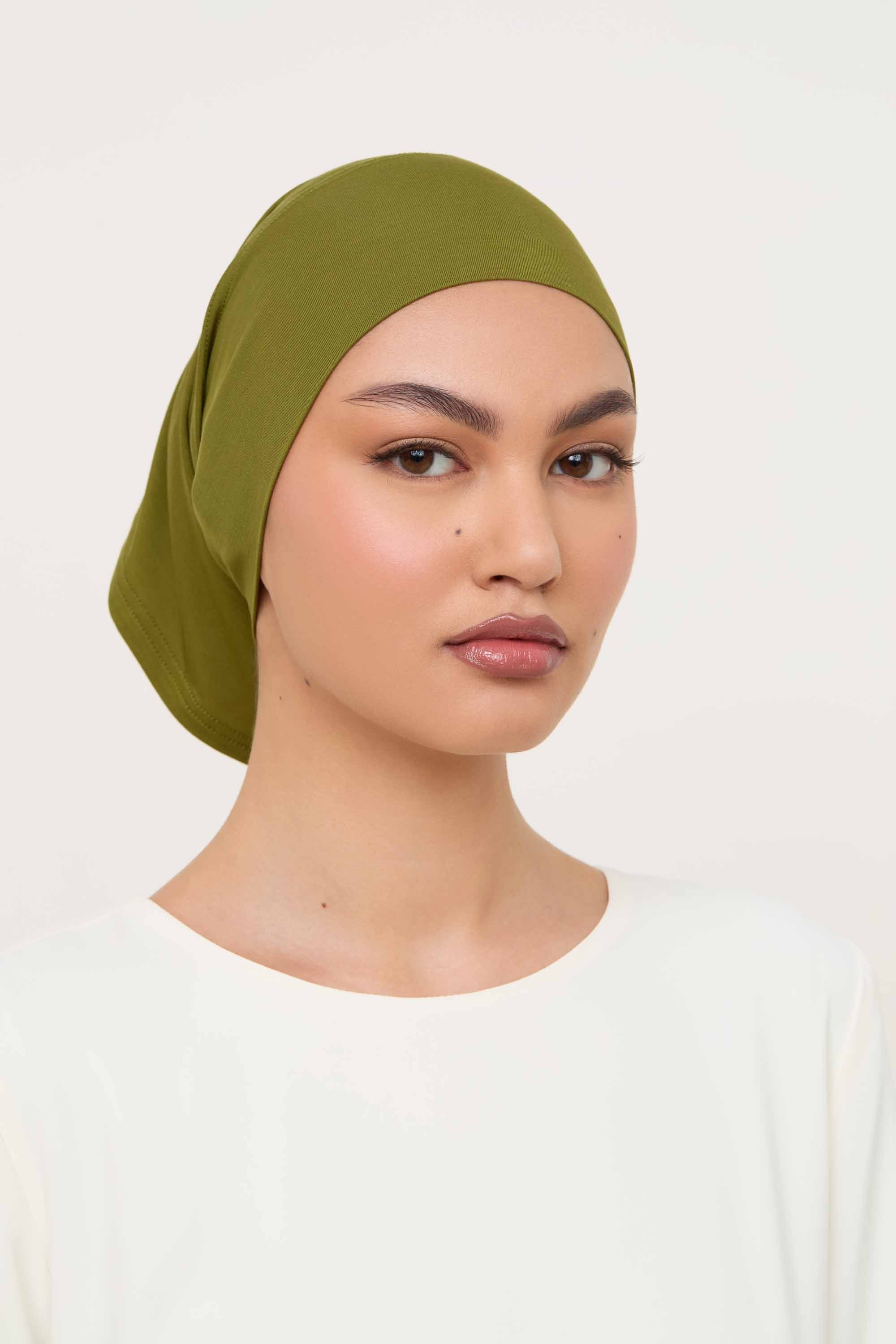 Bamboo Jersey Undercap - Avocado Accessories Veiled 