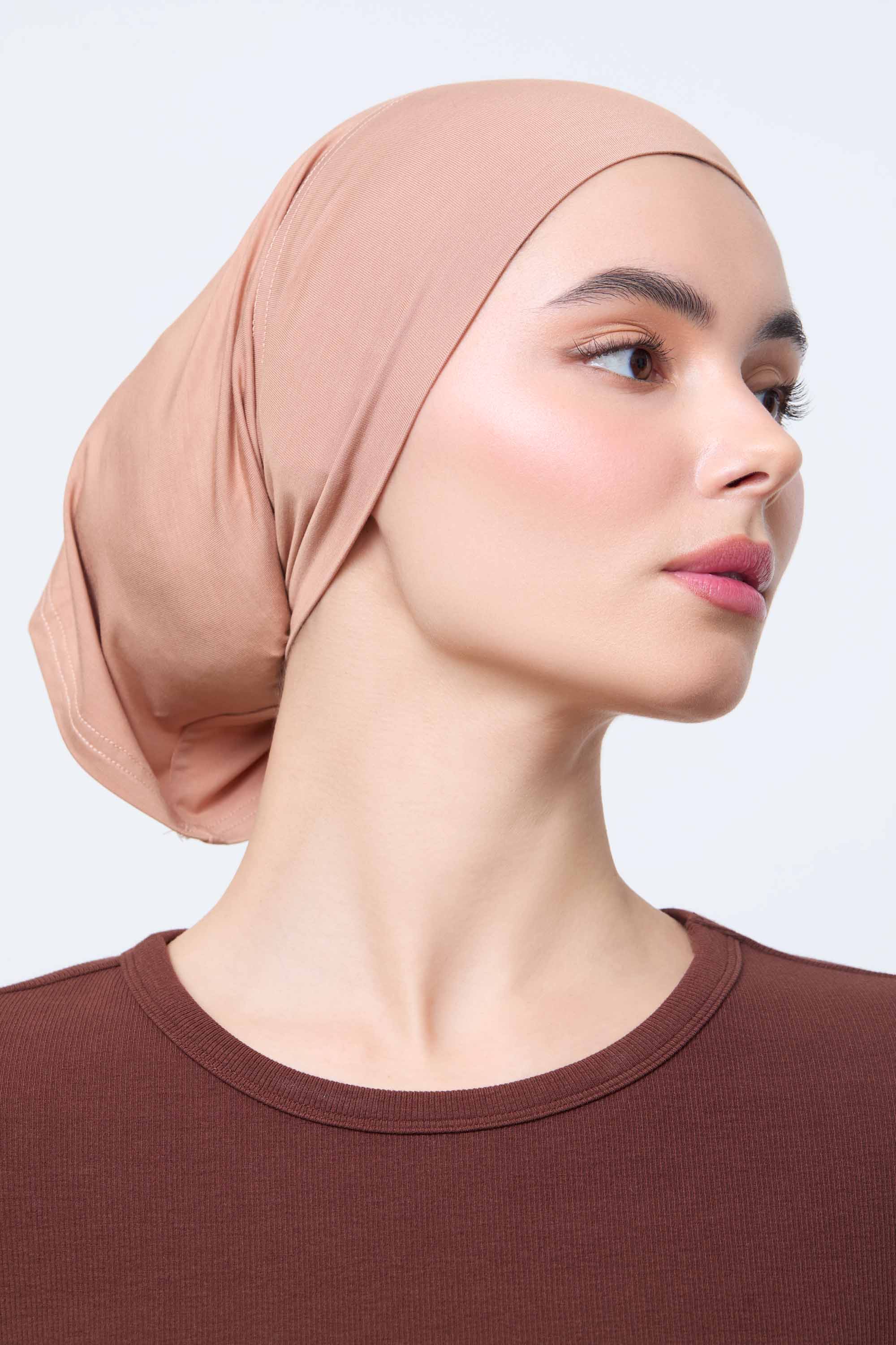 Bamboo Jersey Undercap - Cinnamon Accessories Veiled 